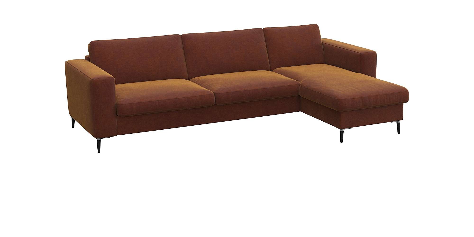 FLEXLUX Ecksofa "Fiore, superbequemer Sitzkomfort durch Kaltschaum im Sitz, günstig online kaufen
