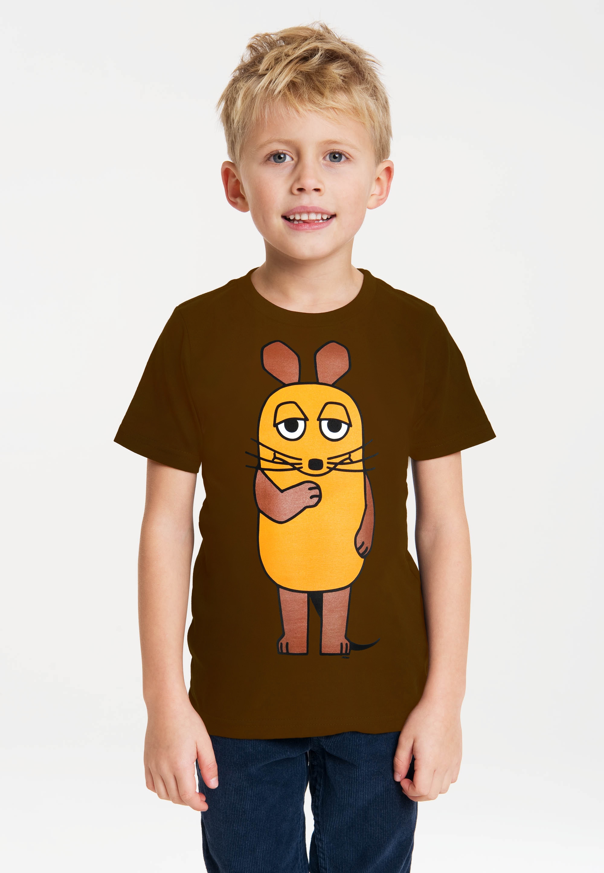 LOGOSHIRT T-Shirt »Sendung mit der für Print mit ▷ Maus - BAUR Maus«, | coolem