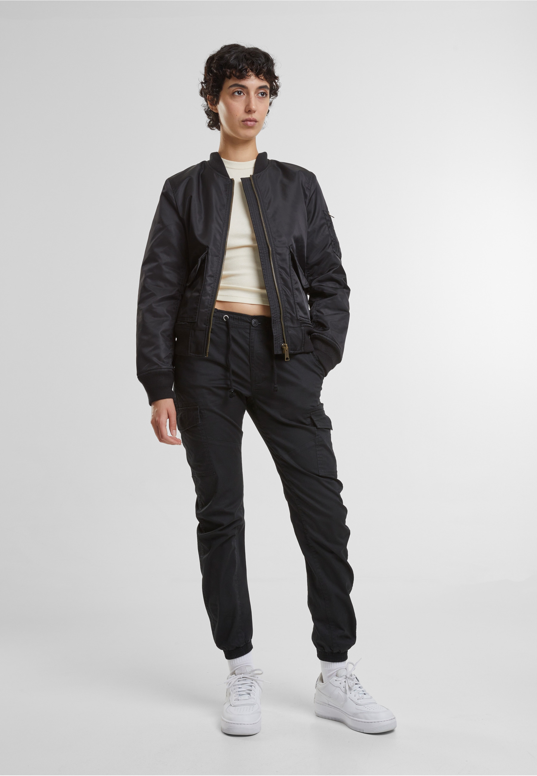 Brandit Bomberjacke »Brandit Brandit Women Sherpa Jacket« 1 Stk. tlg. ohne Kapuze