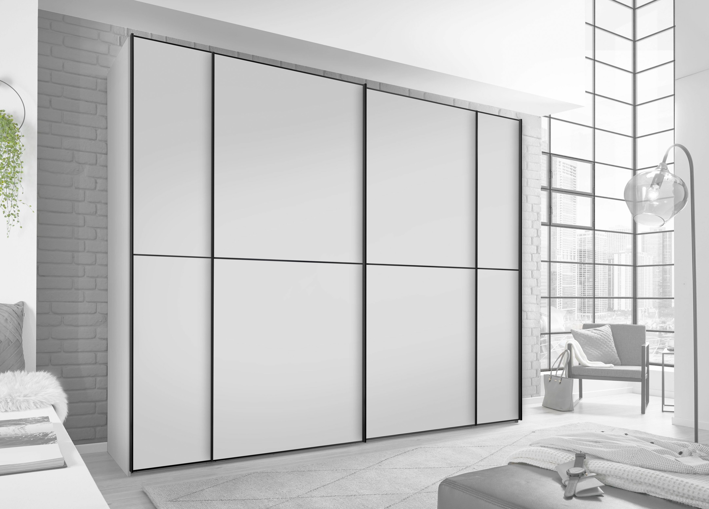 STAUD Schwebetürenschrank »Sonett 200 G, Made in Germany« mit vier verschiedenen Ausstattungsvarianten