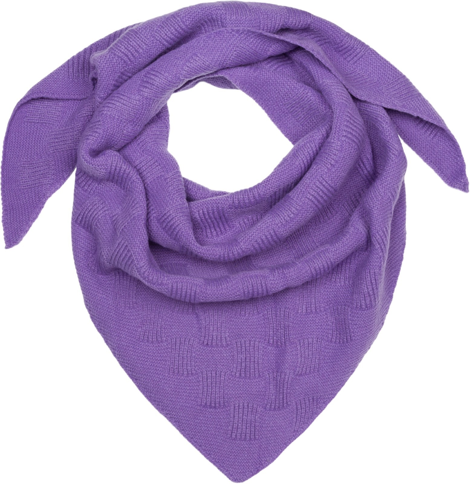 styleBREAKER Strickschal "Strick Dreiecktuch Schachbrett Strickmuster" 1 Stk.