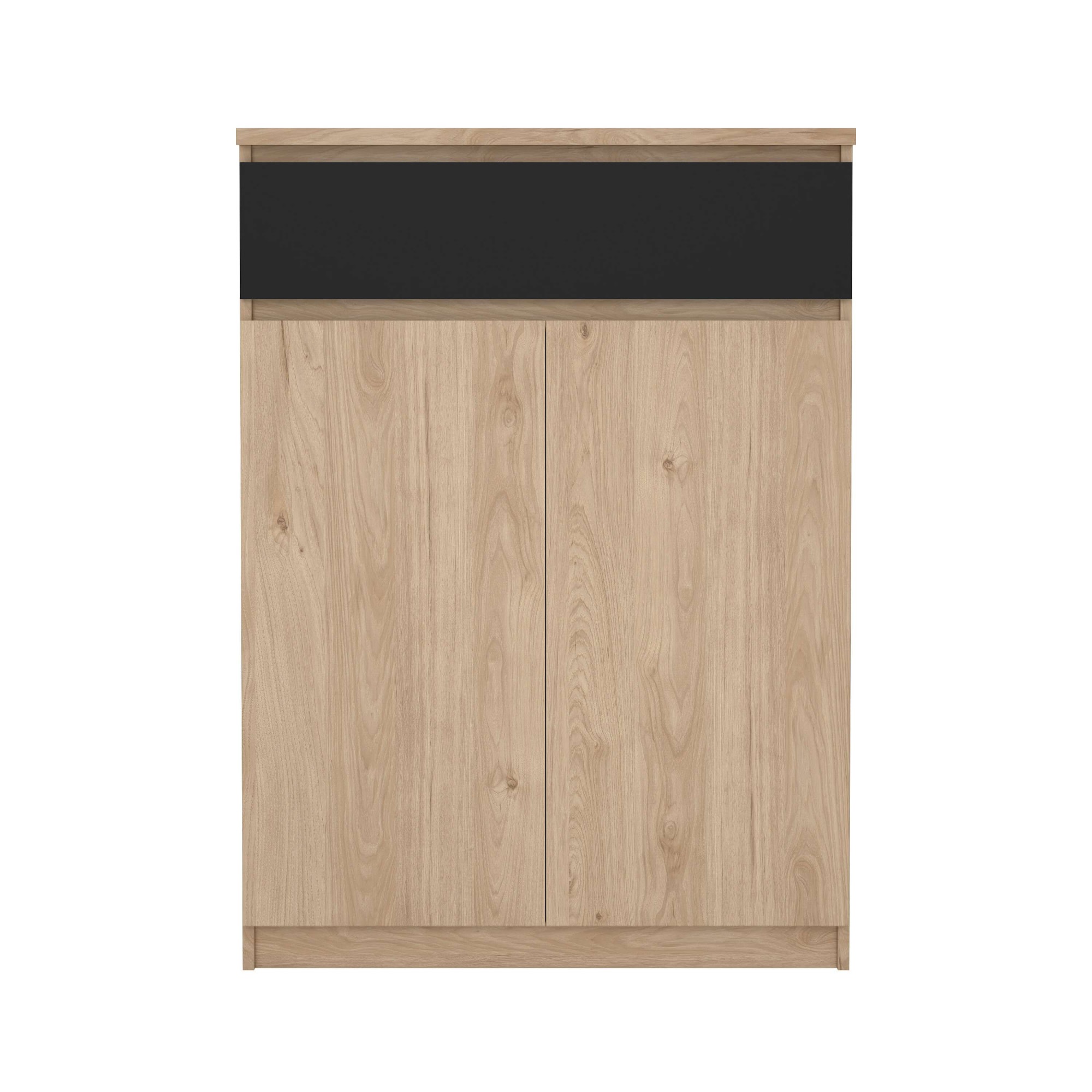 Home affaire Schuhschrank "Naia Schuhaufbewahrung, Schuhkommode, Schuhregal, Garderobenschrank," mit 2 Türen und 4 Einlegeböden, 1 Schublade, Breite 80 cm