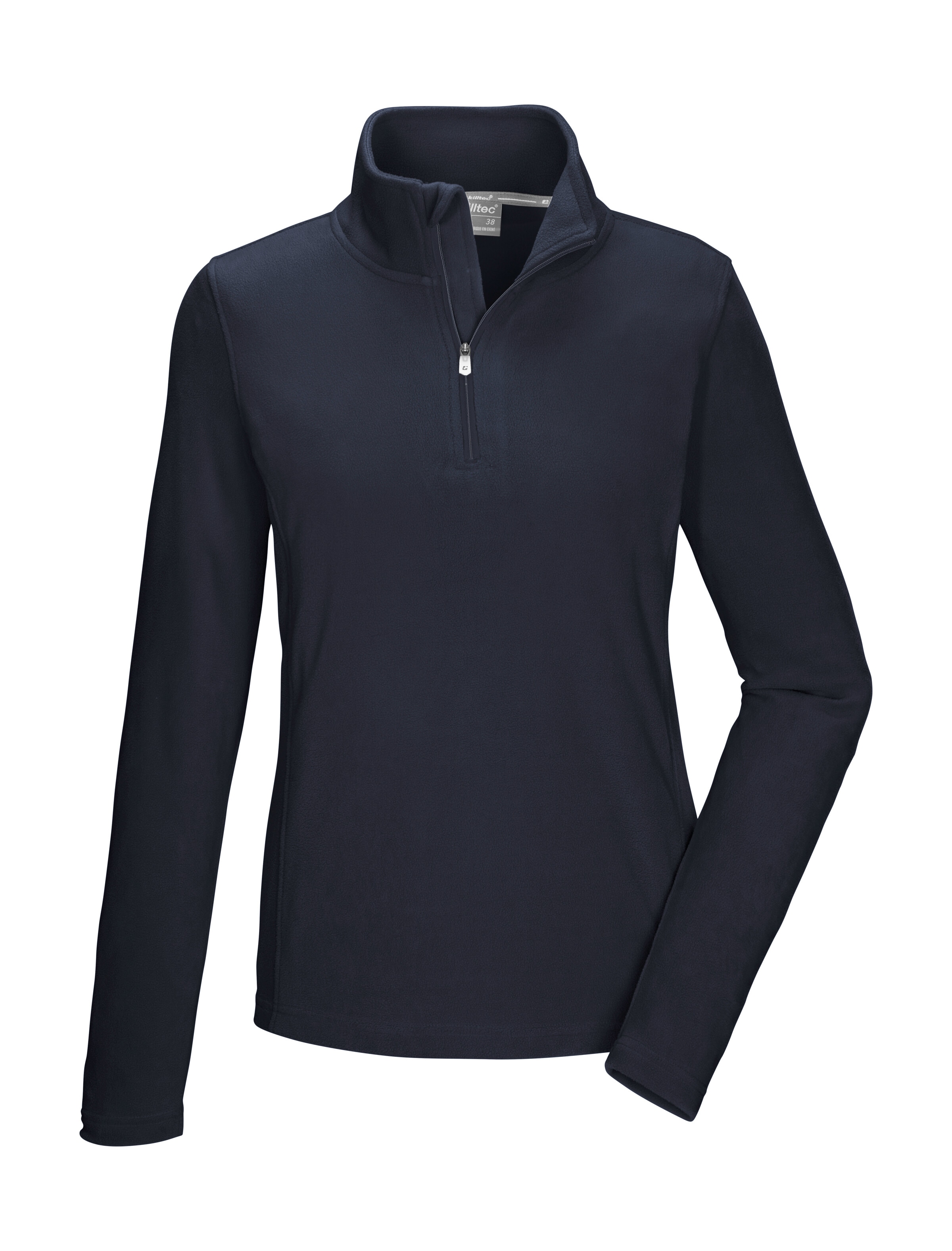Killtec "KSW 99 WMN FLC SHRT" Fleeceshirt mit Stehkragen, Reißverschluss, Kinnschutz