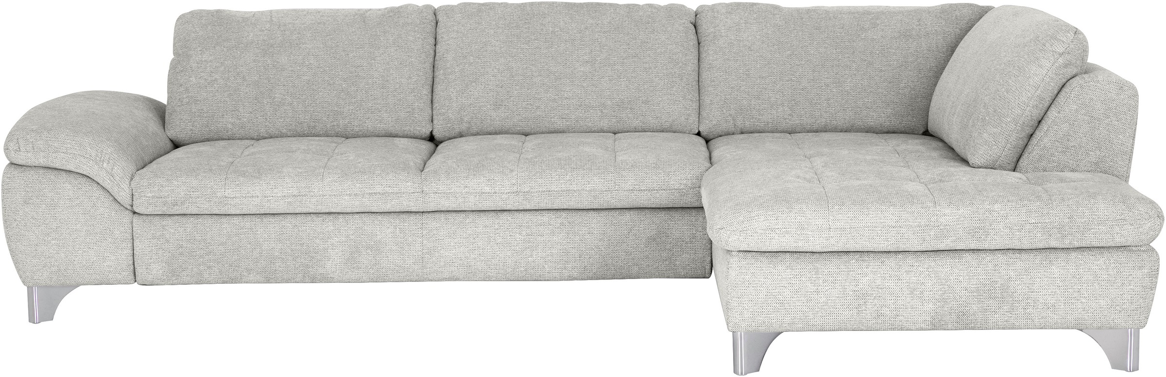 Die PlanBar Ecksofa »MP-IN14007, Breite 306 cm« wahlweise mit Bettfunktion und verstellbaren Kopfstützen
