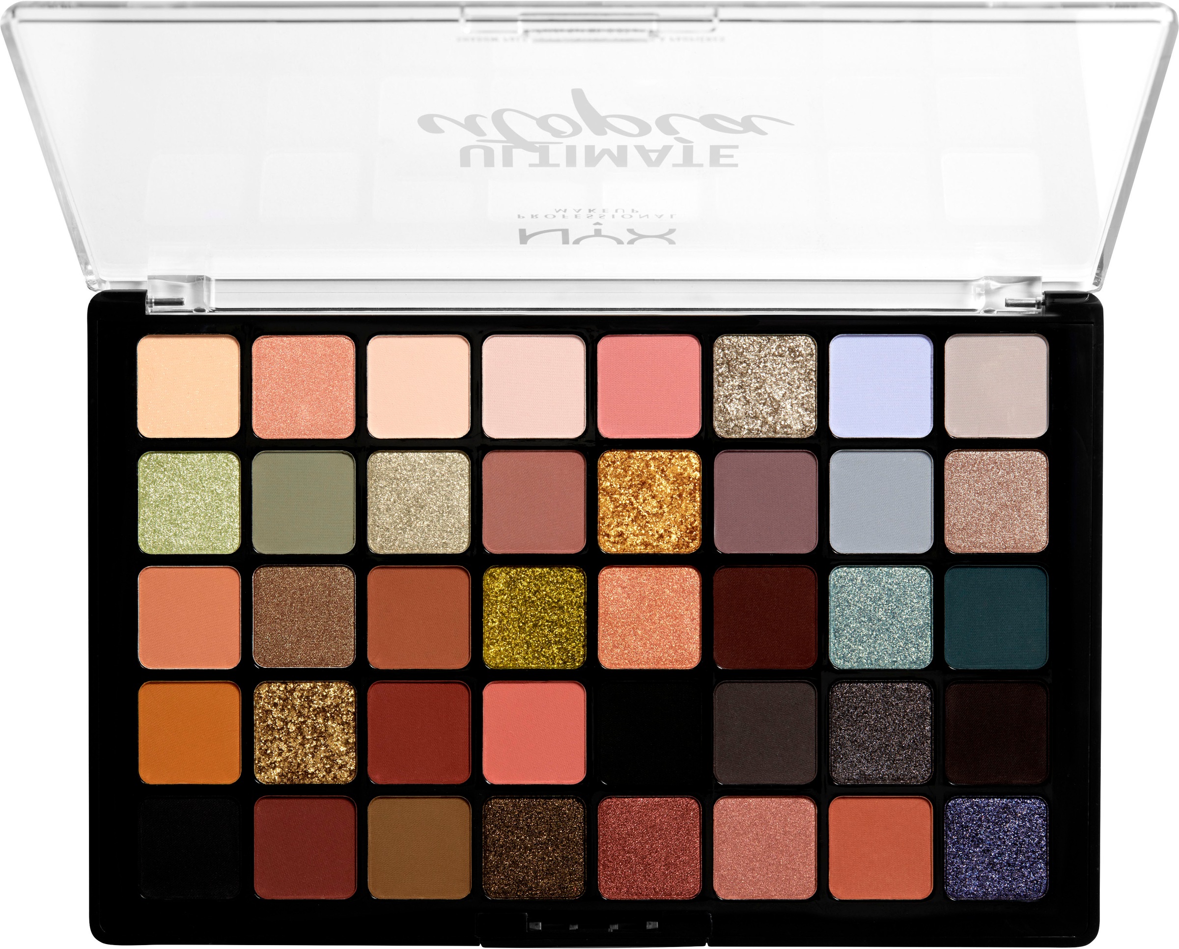 NYX Lidschatten-Palette »Professional Makeup Ultimate Shadow Palette«, mit intensiven Farbtönen