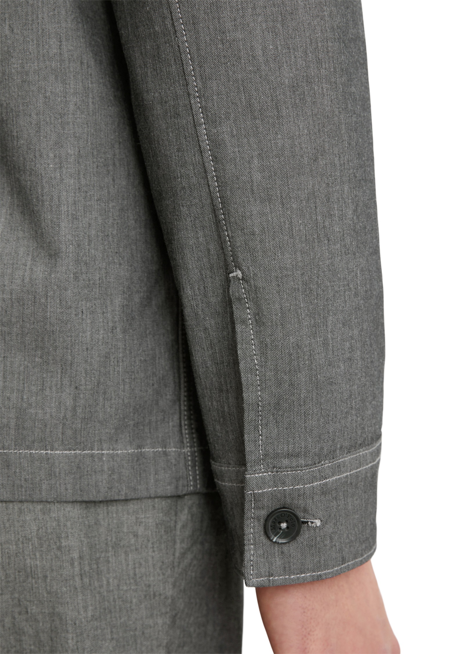 Marc O'Polo Kurzjacke »aus leichtem Bio-Baumwoll-Chambray«, ohne Kapuze