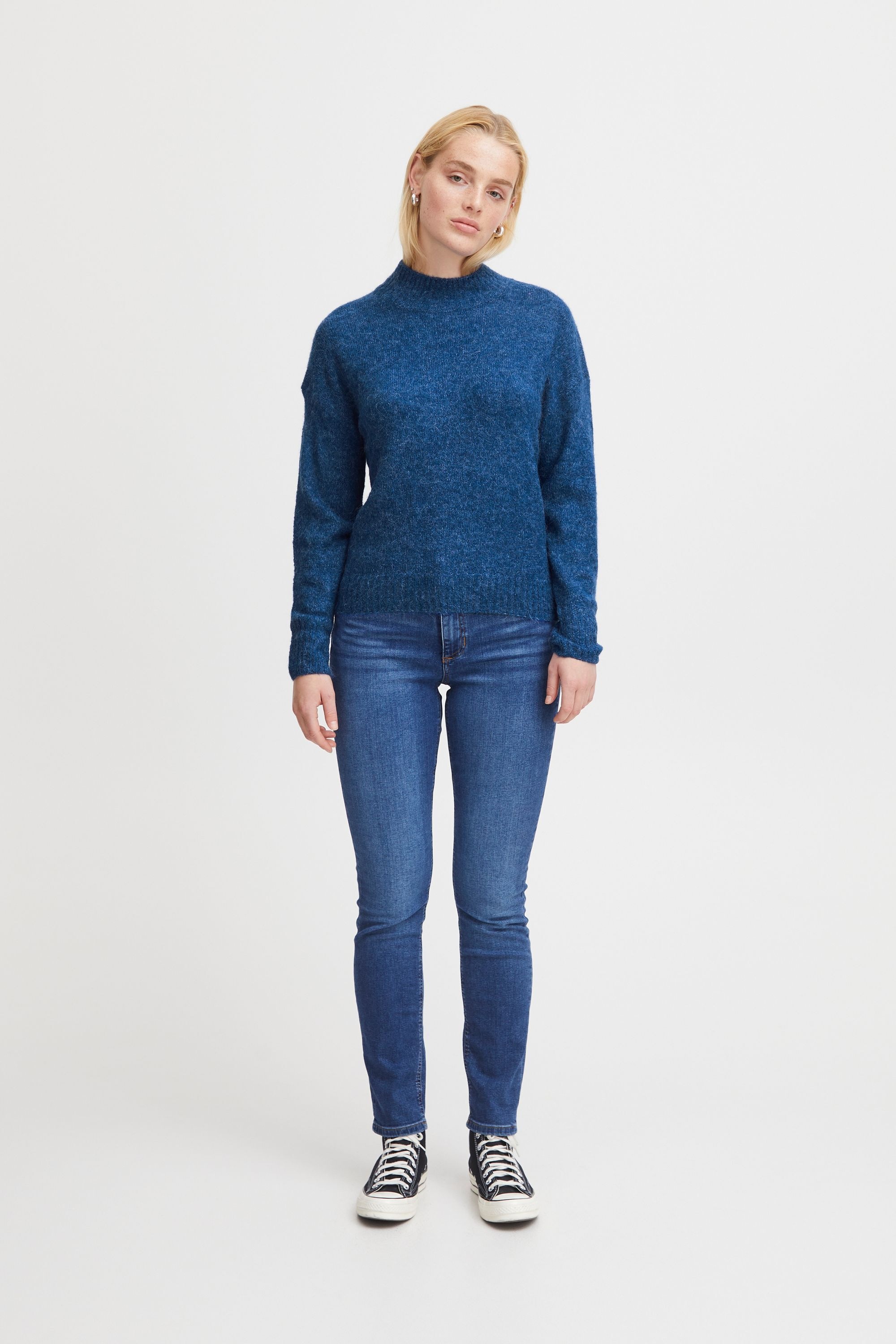 Ichi Strickfleece-Pullover »Strickpullover IHKamara«