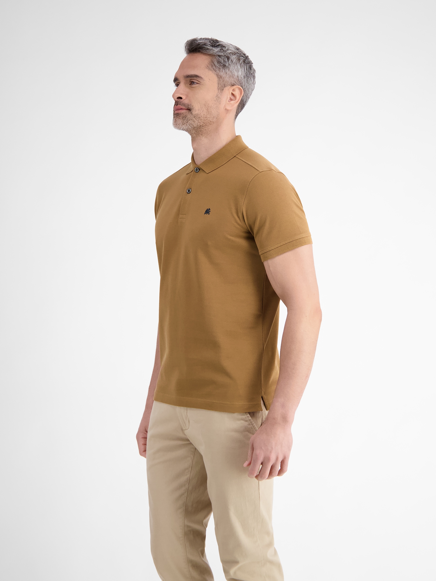 LERROS Poloshirt »LERROS Basic Poloshirt für Herren, unifarben«