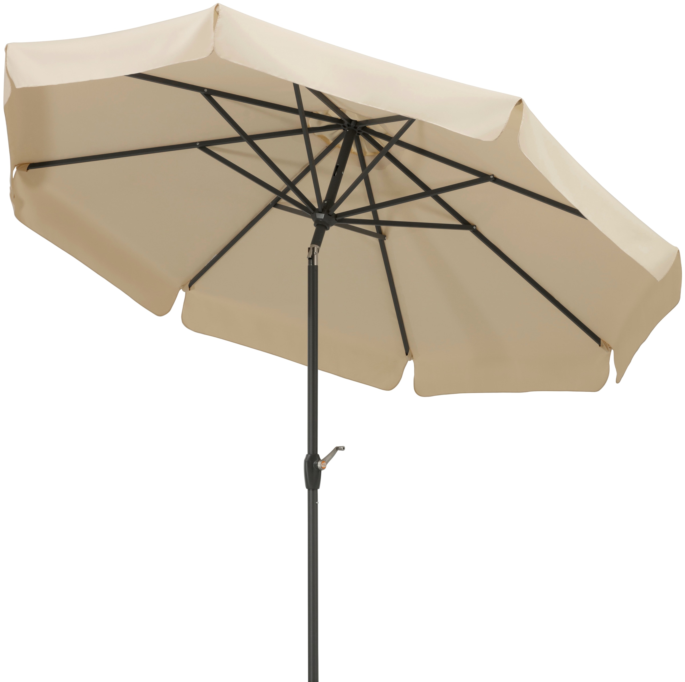 Schneider Schirme Marktschirm »Orlando«, Durchmesser 270 cm, natur, rund, ohne Schirmständer
