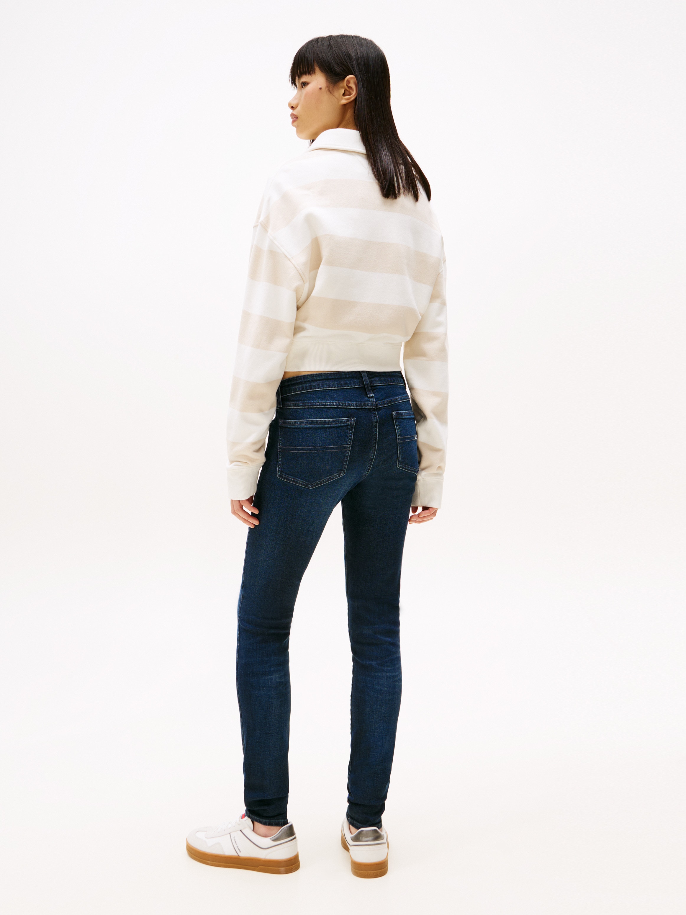 Tommy Jeans Skinny-fit-Jeans »LW SKN CH12«, mit Logo-Badge, Logstickerei
