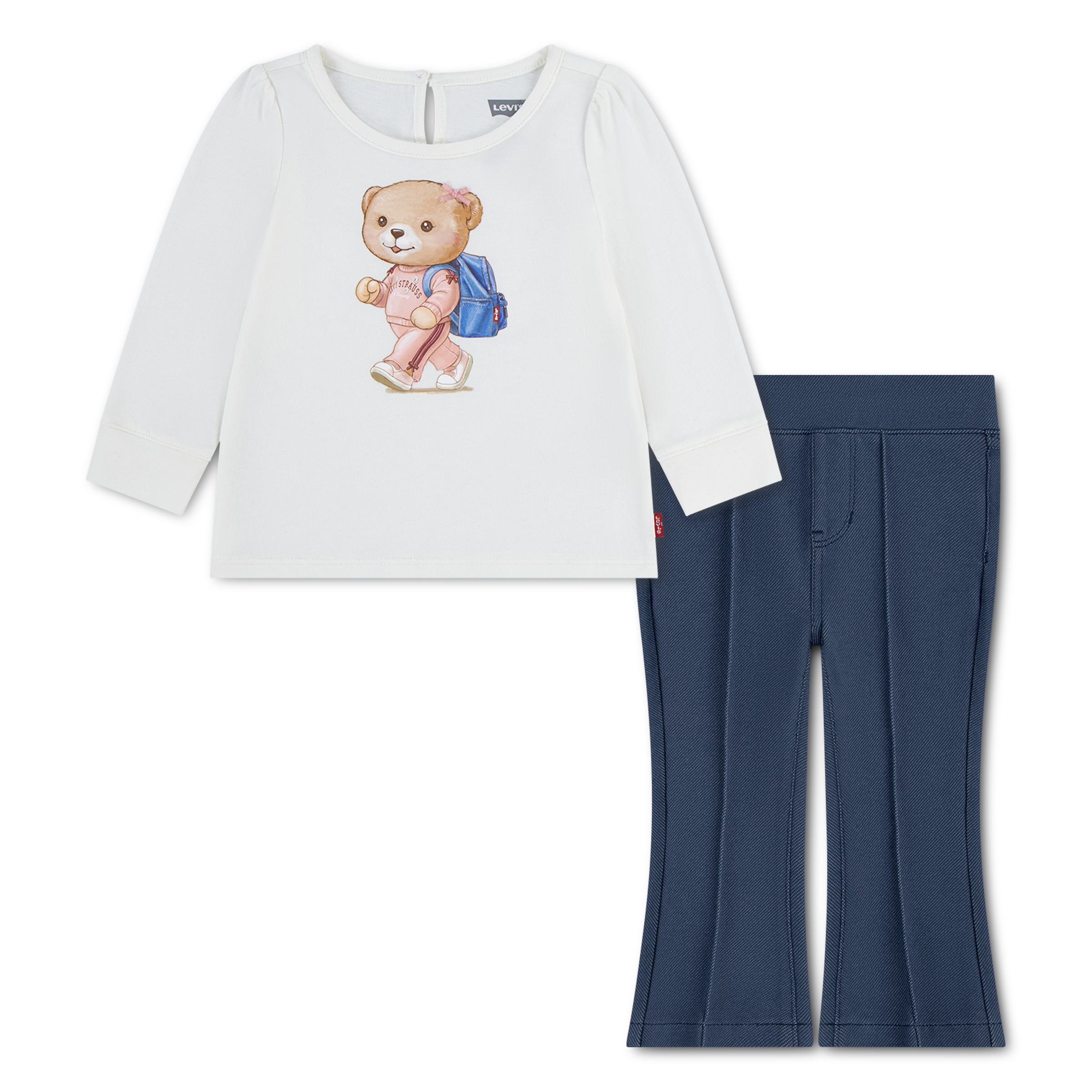 Levis Kids Langarmshirt & Hose "LVG LS LIV GFX TOP & KNIT BOTT" Set, 2
