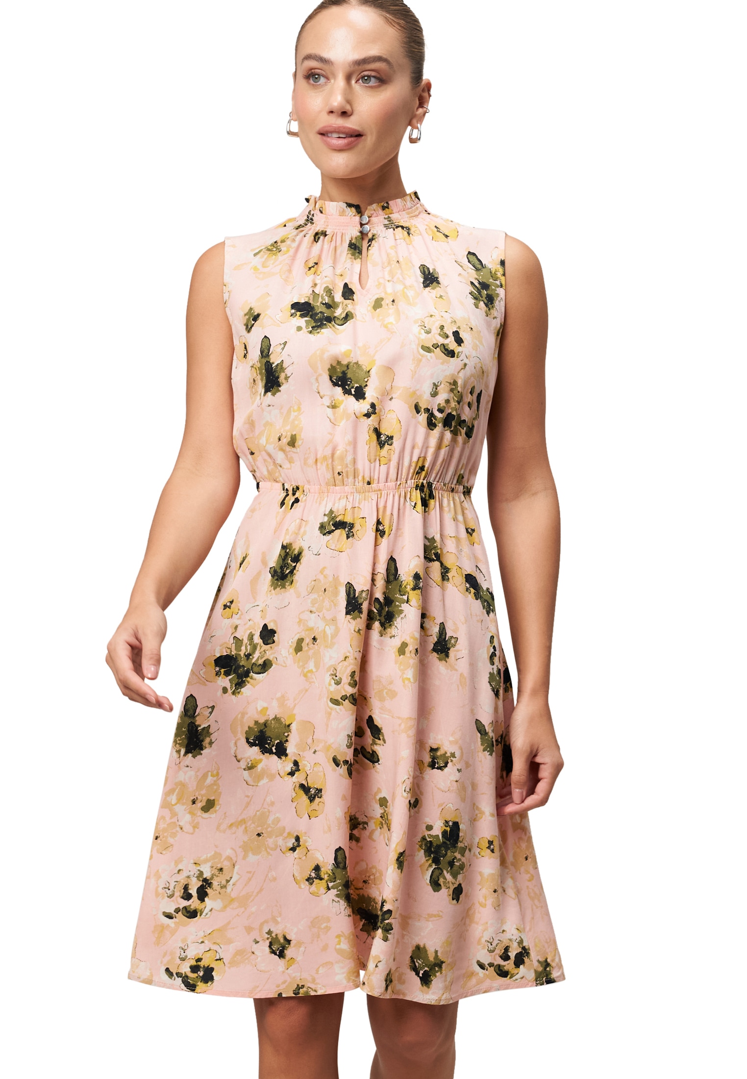 Zero Minikleid "zero Minikleid mit hohem Kragen", drapiert /gerafft günstig online kaufen