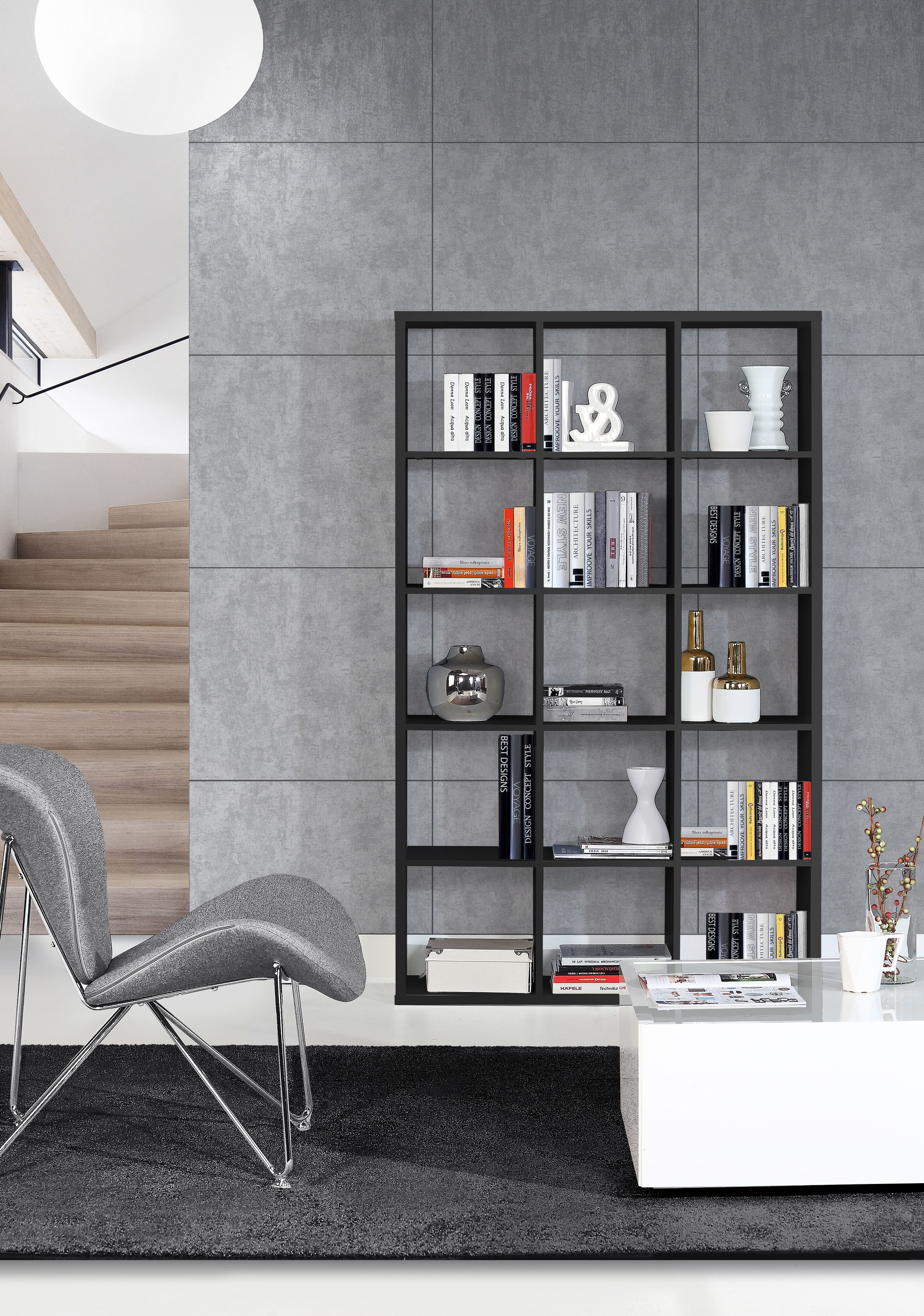 FORTE Standregal "Mauro, Raumteiler, sorgt für Stil und Ordnung" B/H/T ca: günstig online kaufen