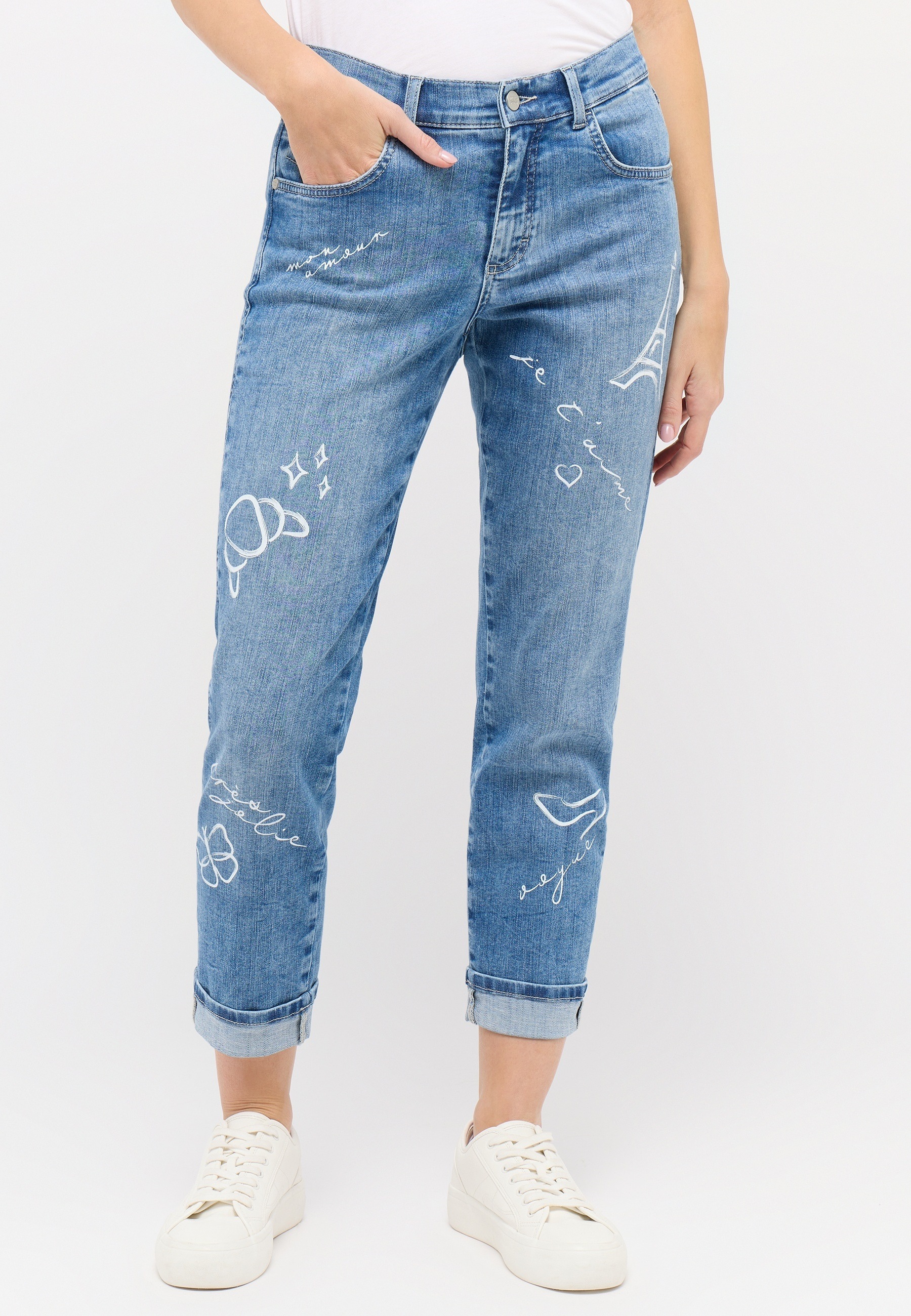 AENGELS Stoffhose »AENGELS Darleen Crop TU Paris«