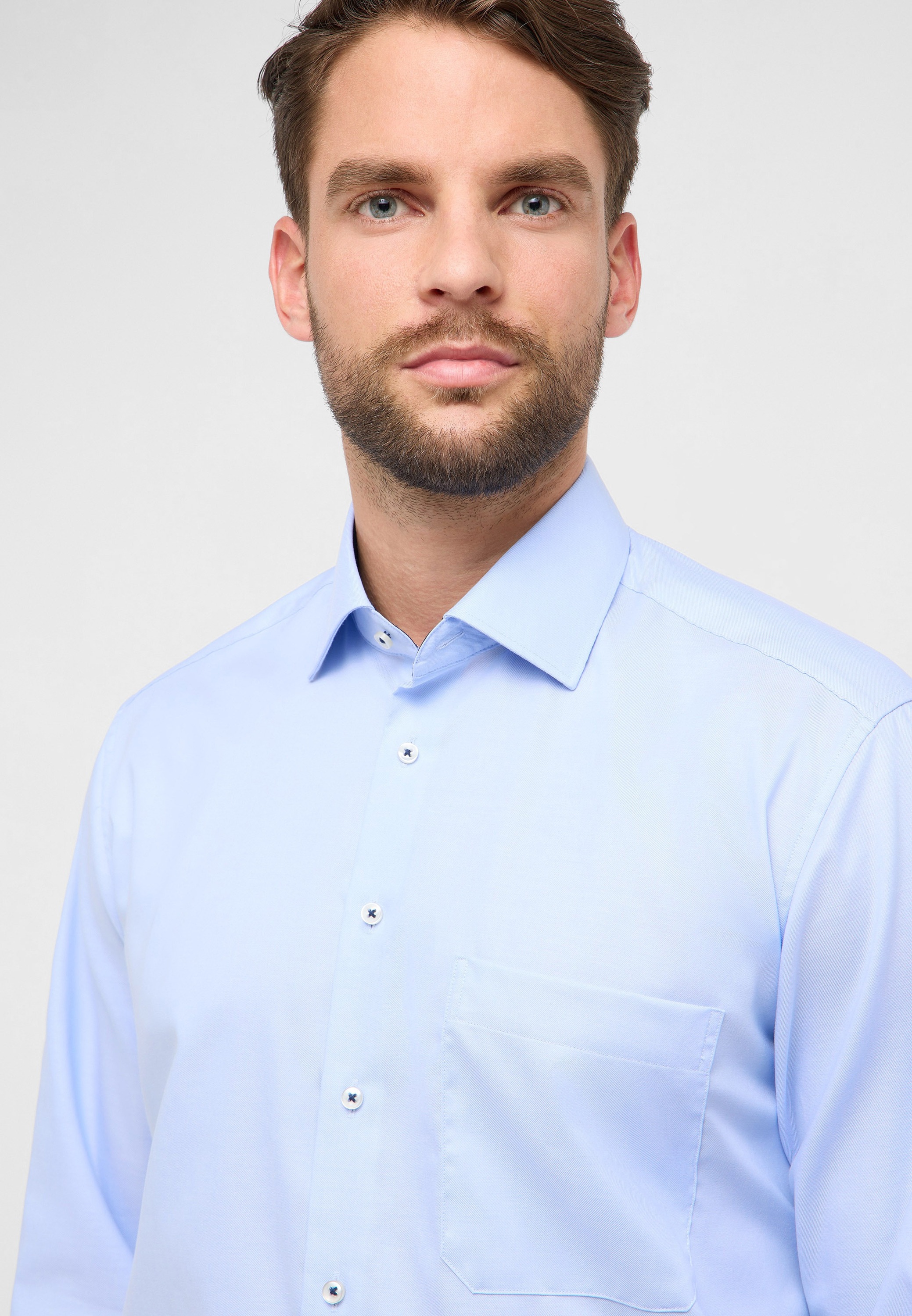 Thumbnail - Eterna Langarmhemd "COMFORT FIT" NON IRON (bügelfrei)