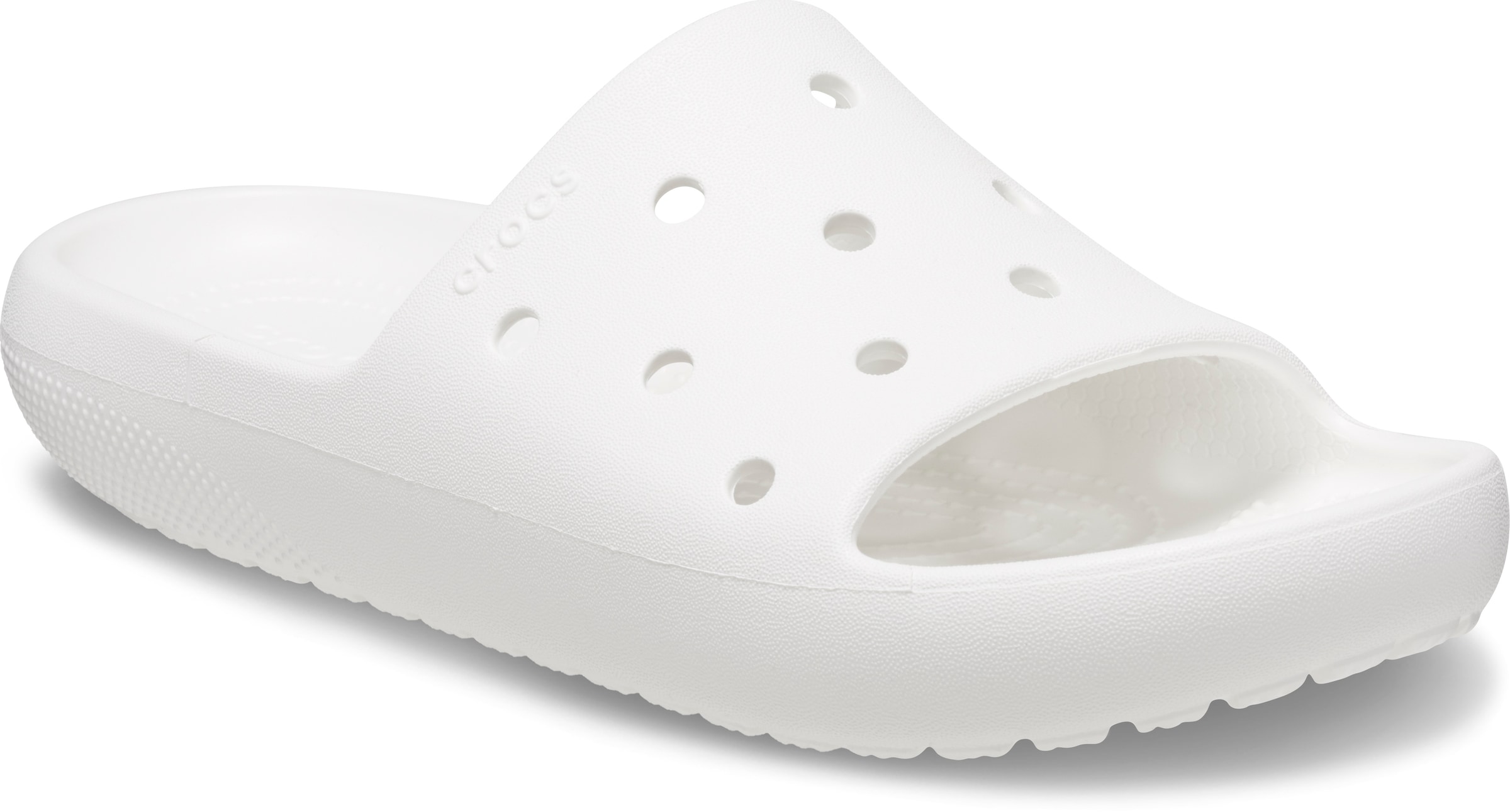 Crocs Badepantolette "Classic Slide V2", Sommerschuh, Poolslides, Schlappen, mit Lüftungsöffnungen, G-Weite