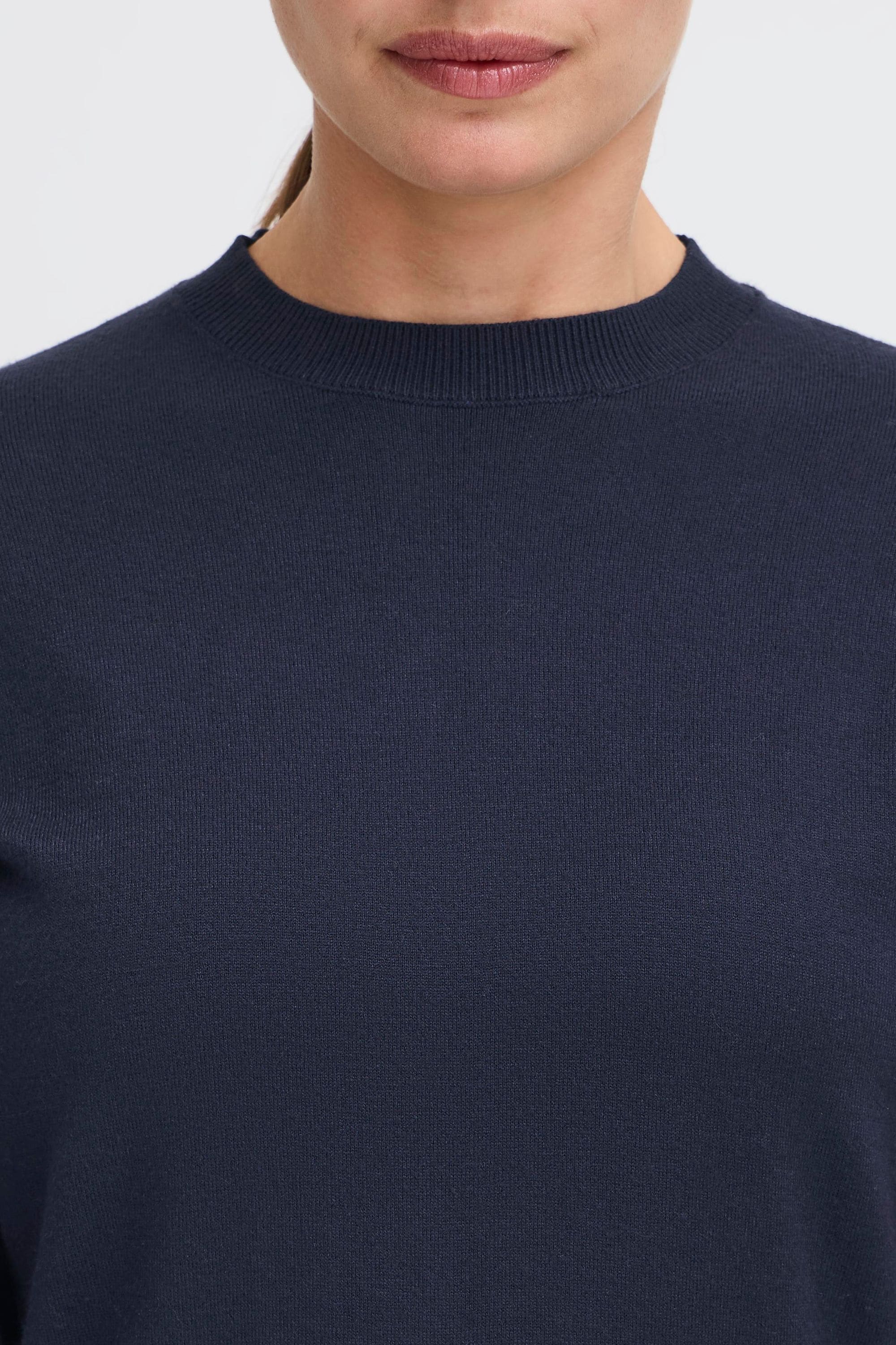 OXMO Strickfleece-Pullover »Strickpullover OXISCANNY LS«