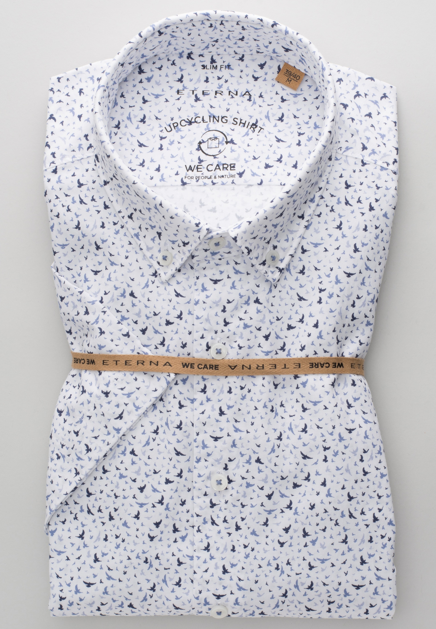 Eterna Kurzarmhemd »SLIM FIT« EASY IRON (bügelleicht)