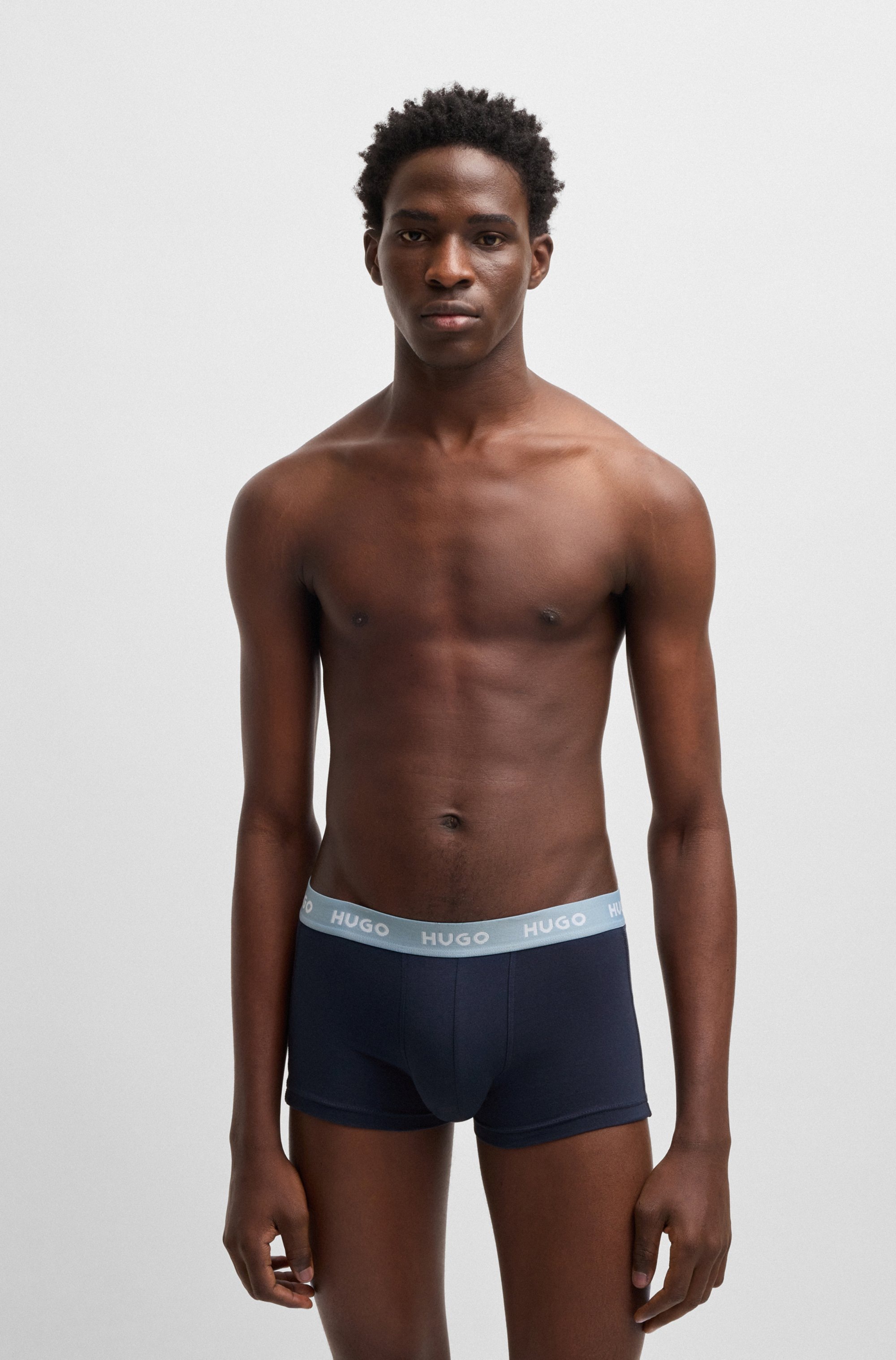 HUGO Underwear Trunk »TRUNK TRIPLET DESIGN«, (Packung, 3 St.), mit Logobund