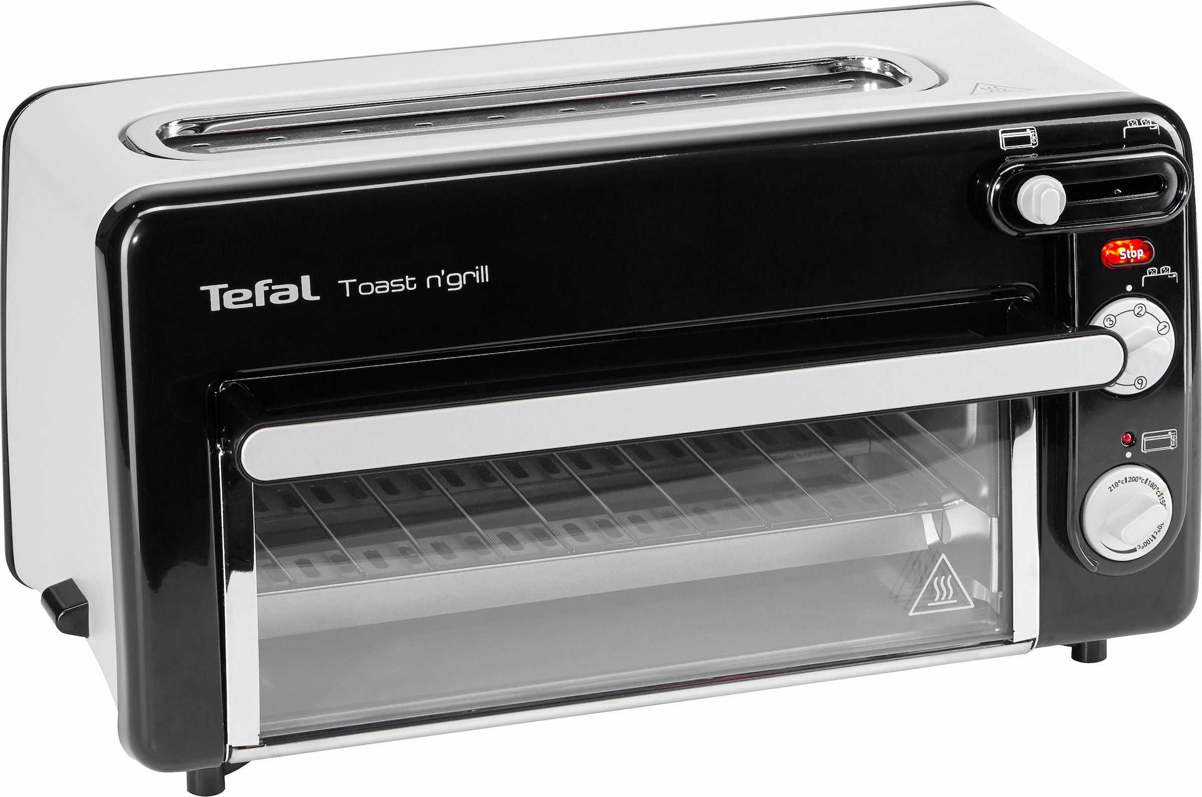 Tefal Minibackofen "TL6008 Toast n’ Grill", sehr energieeffizient und schnell, 1300 Watt