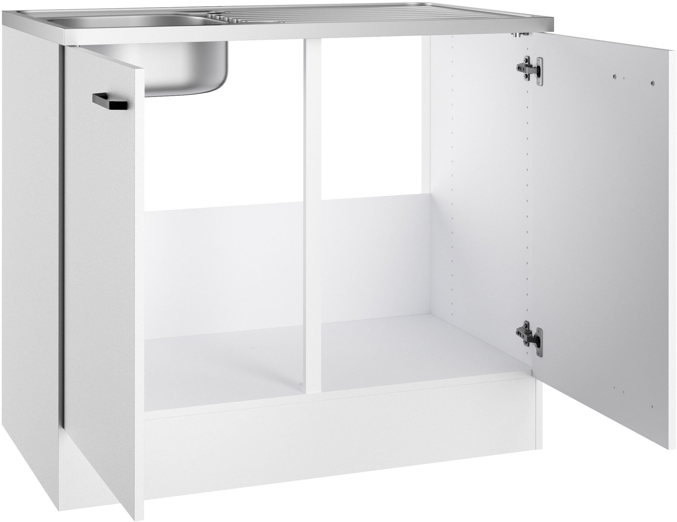OPTIFIT Spülenschrank »OPTImulti« Breite 100 cm, Tiefe 60 cm, mit Spülenauflage