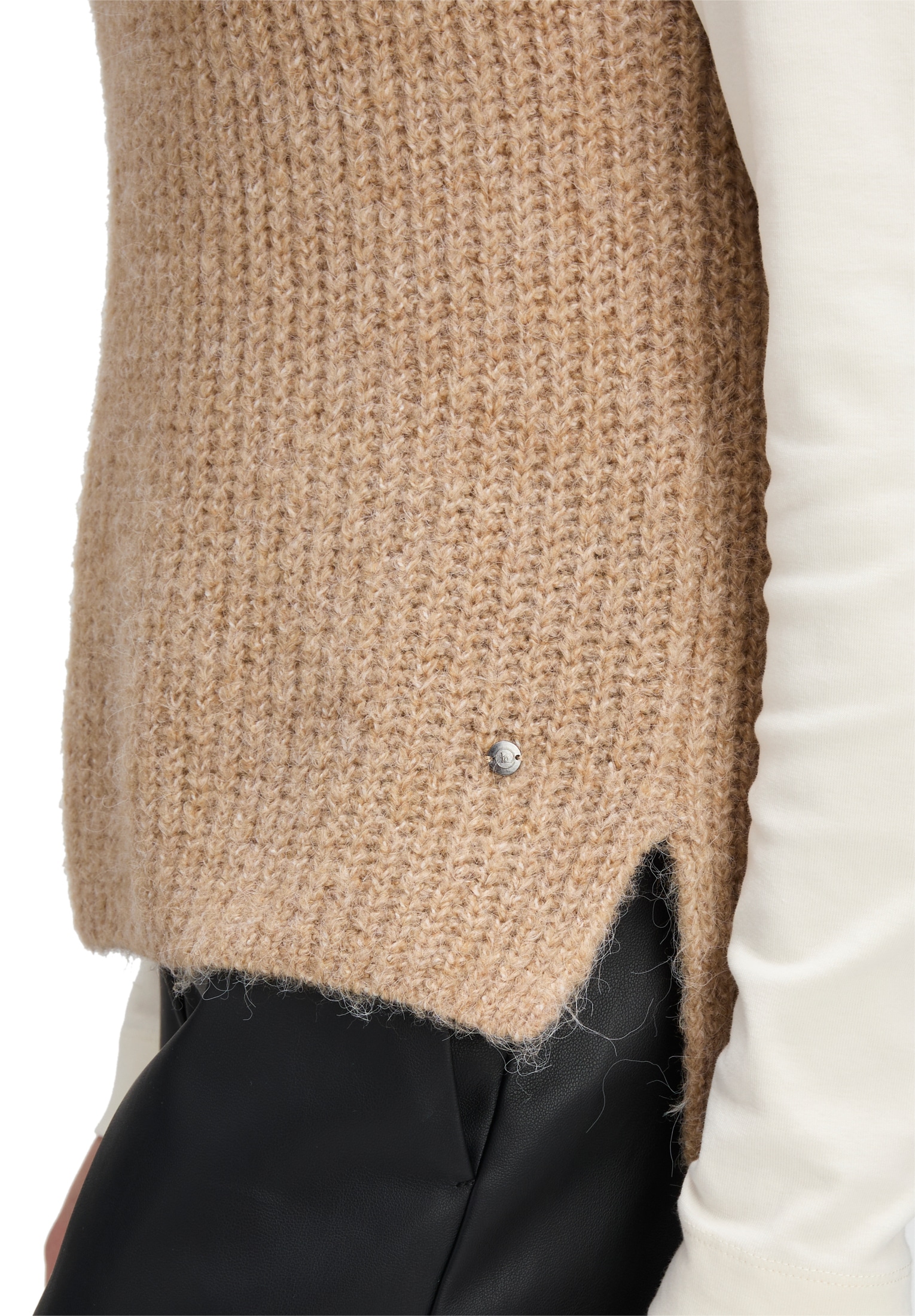 Betty&Co Stricktop »Damen Strickpullover ohne Arm«