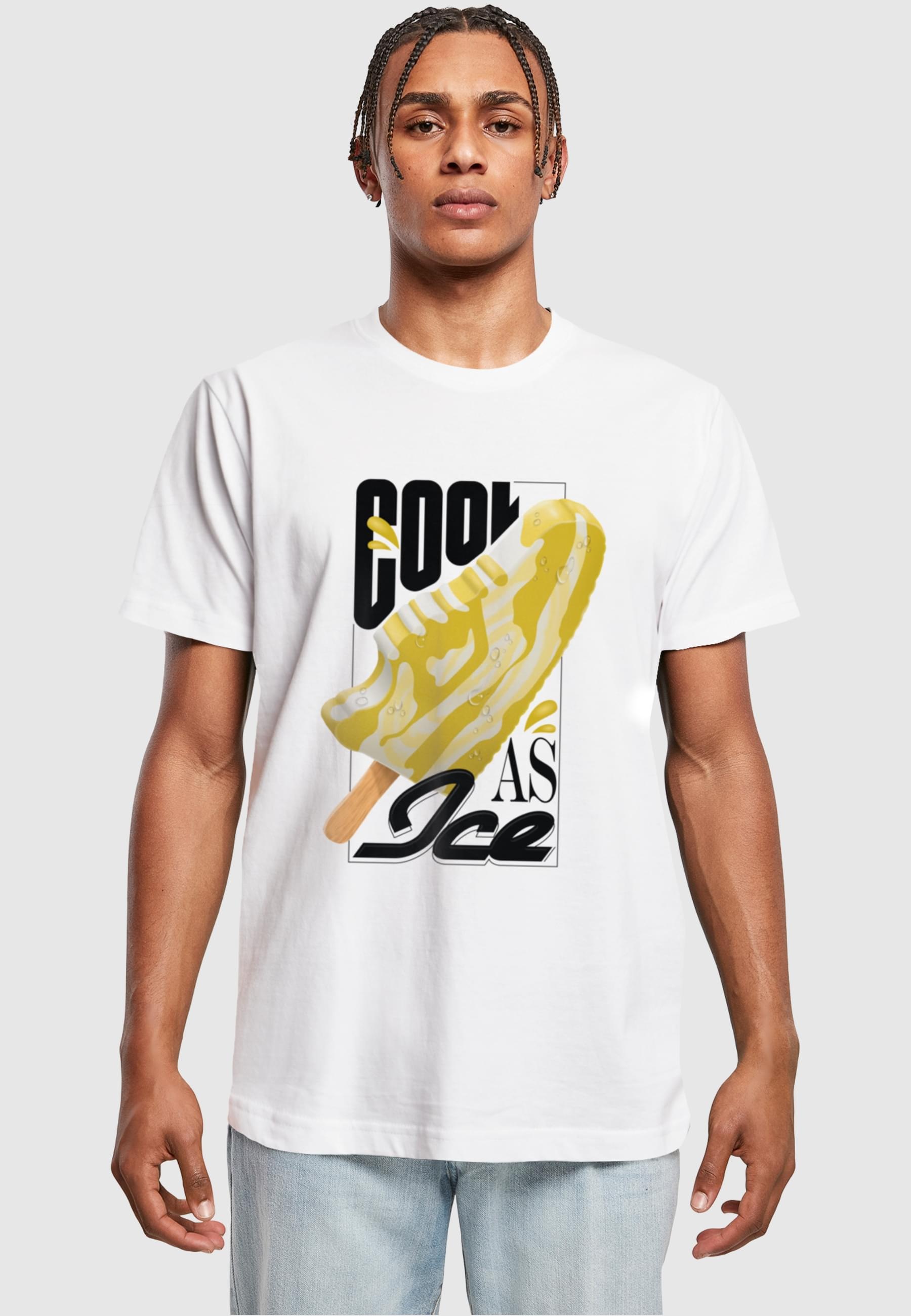 MisterTee T-Shirt »MisterTee Herren Cool As Ice Tee«, (1 tlg.)
