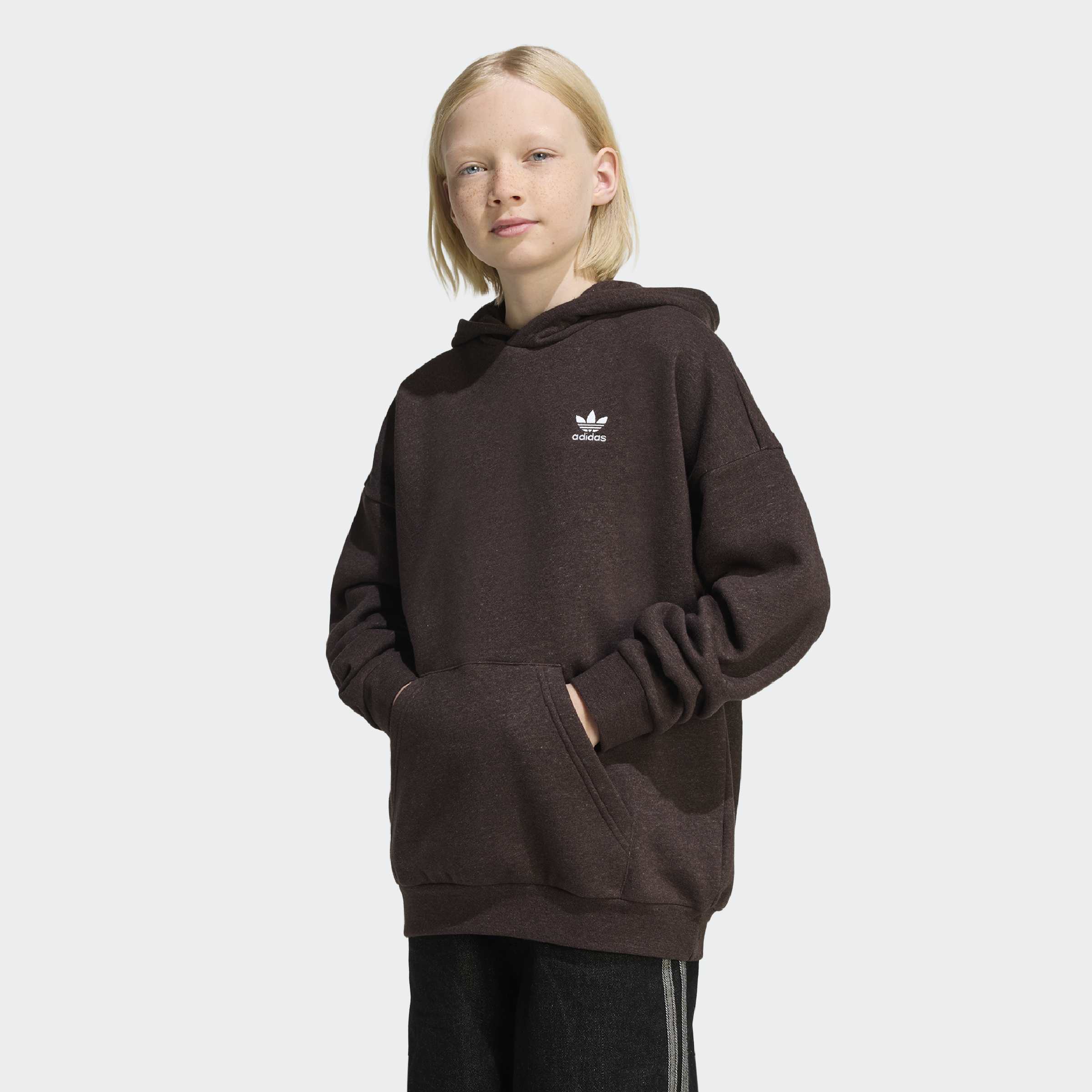adidas Originals Kapuzensweatshirt "KIDS FLEECE-HOODIE, LOCKER GESCHNITTEN"