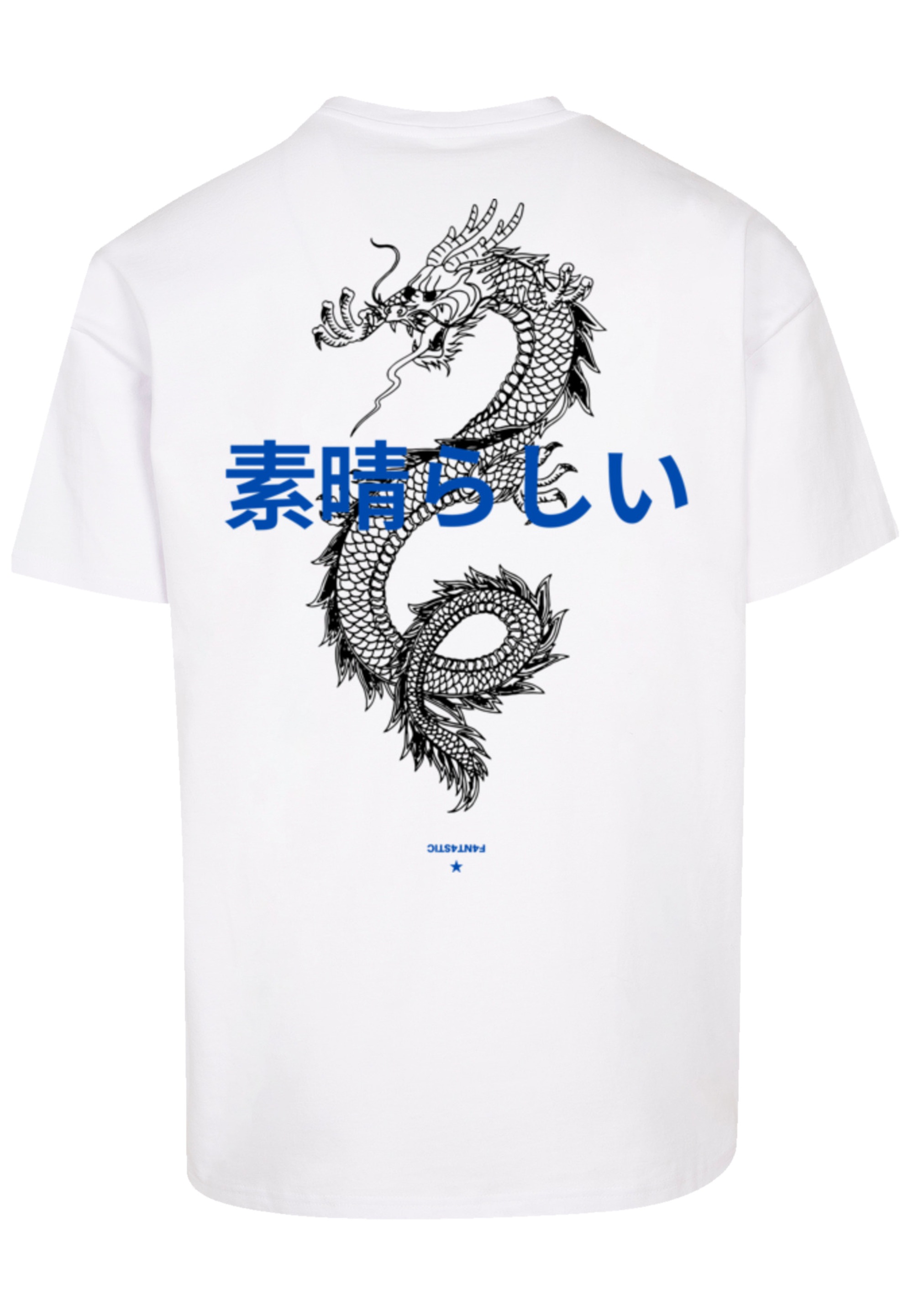 F4NT4STIC T-Shirt "PLUS SIZE Dragon Drache Japan", Print