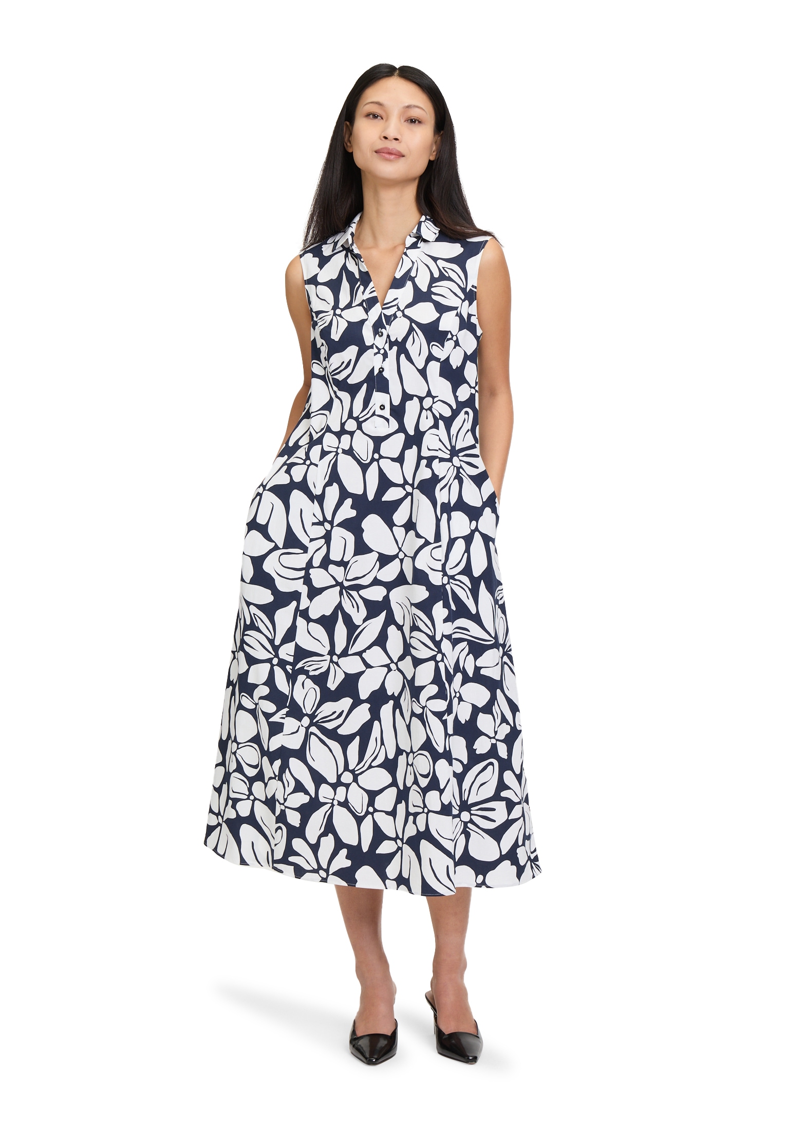 Vera Mont Hemdblusenkleid "Vera Mont Damen Sommerkleid Hemdblusenkleid mit günstig online kaufen
