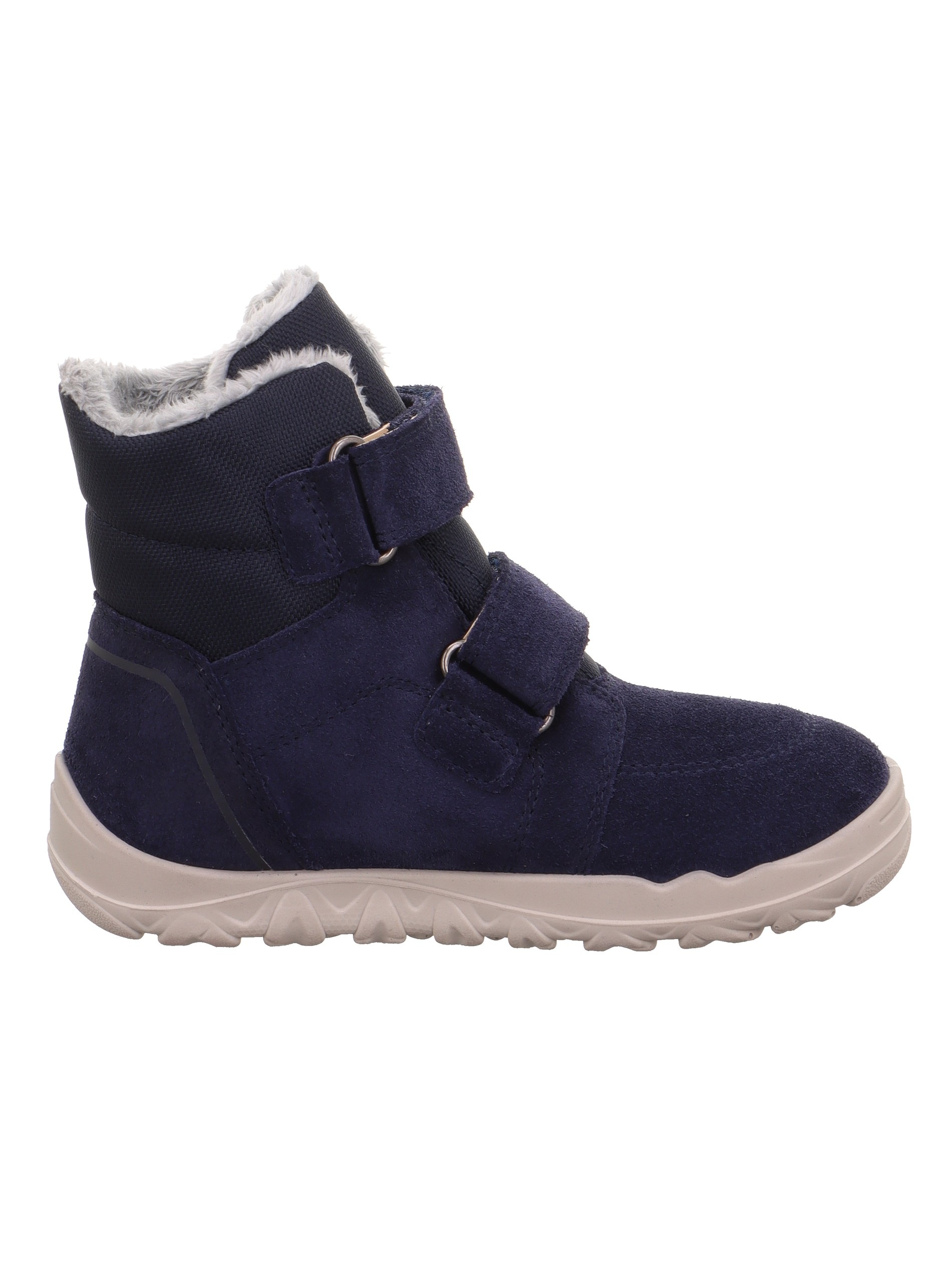 Superfit Barfußschuh »WALDERI, WMS: weit«  Klettboots mit Fellimitat am Schaftrand, Größenschablone zum Download