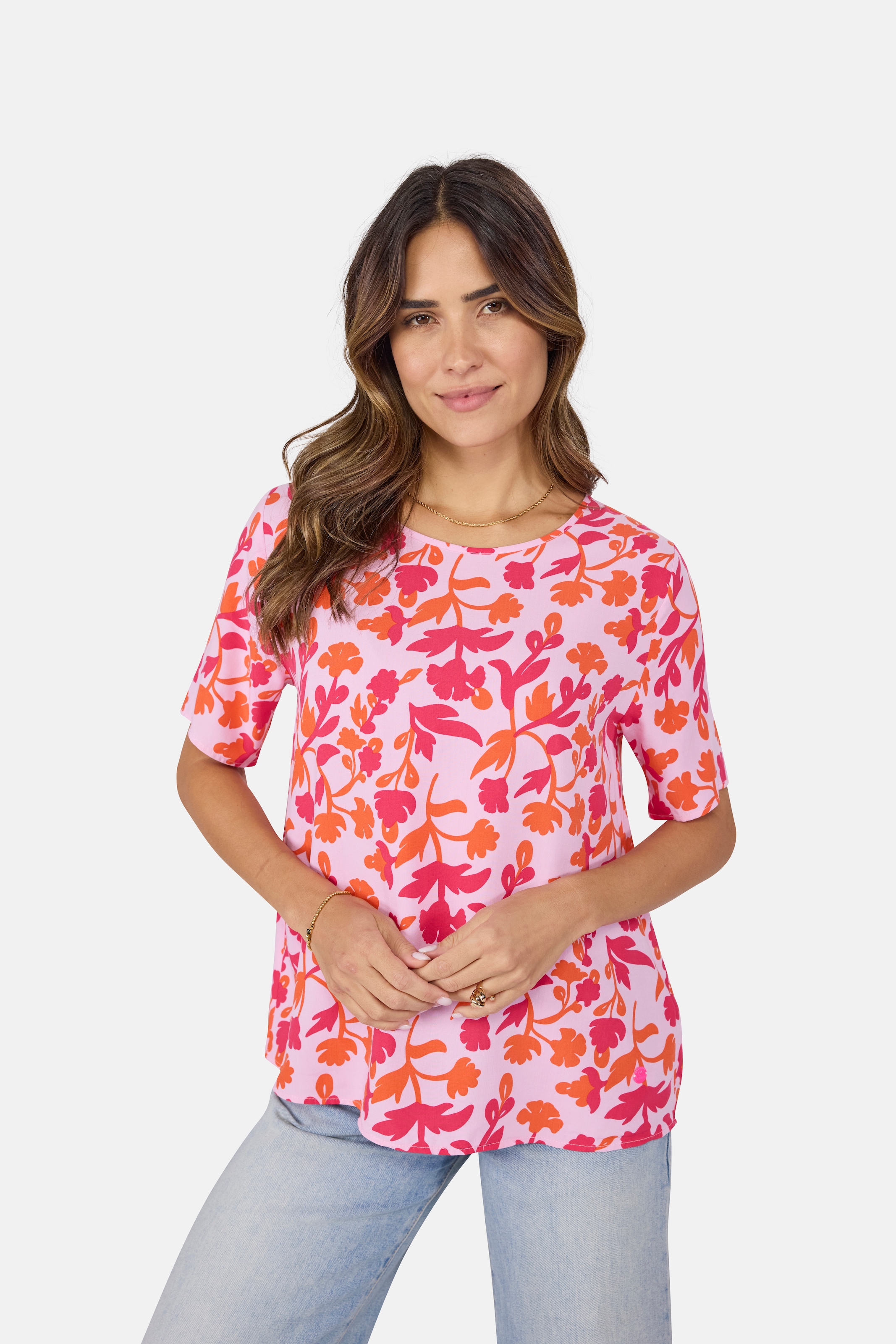 Lieblingsstück Kurzarmbluse, mit All-Over Print günstig online kaufen