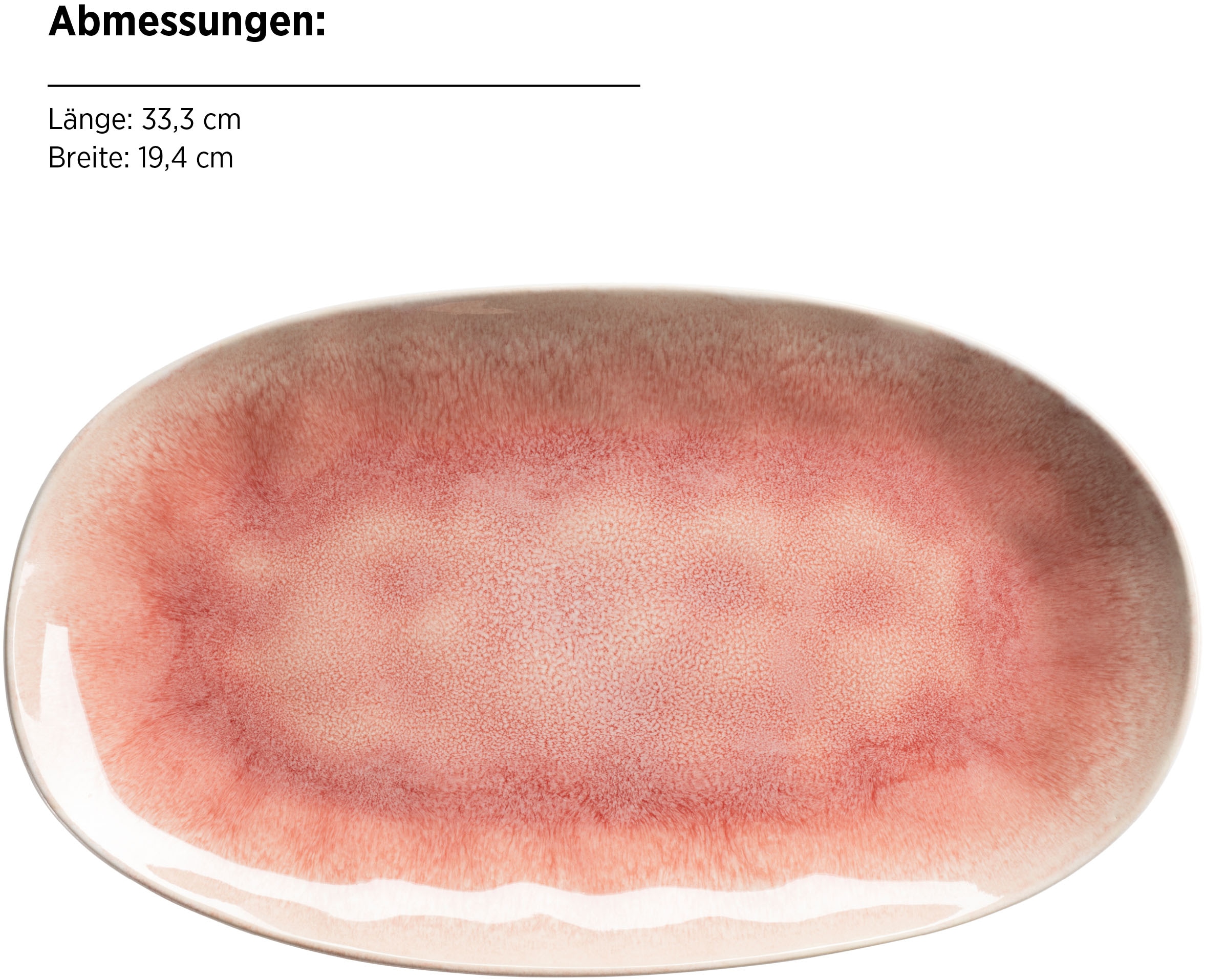 MÄSER Servierplatte »Frozen, Servierplatten-Set, Steinzeug«