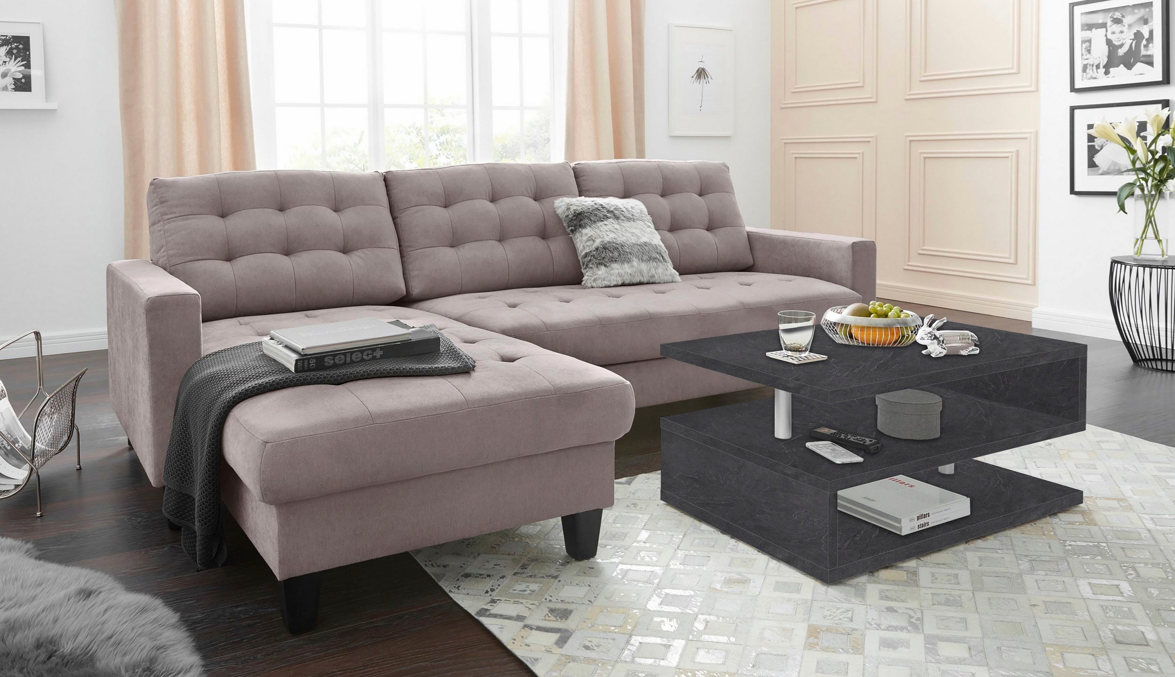 Home affaire Couchtisch Breite 90 cm günstig online kaufen
