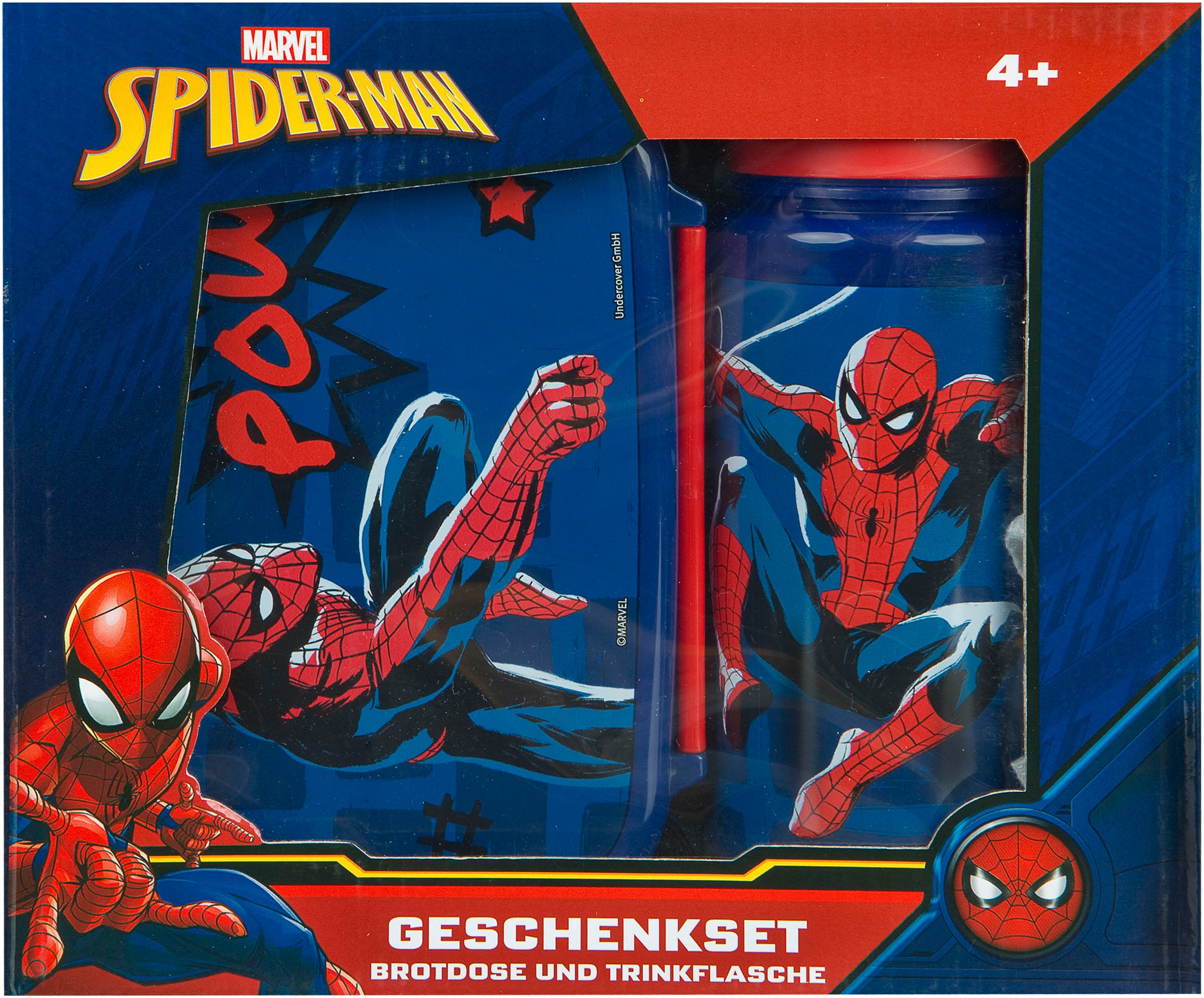 Scooli Lunchbox »Spider-Man«, (Set, 2 tlg.), mit Trinkflasche