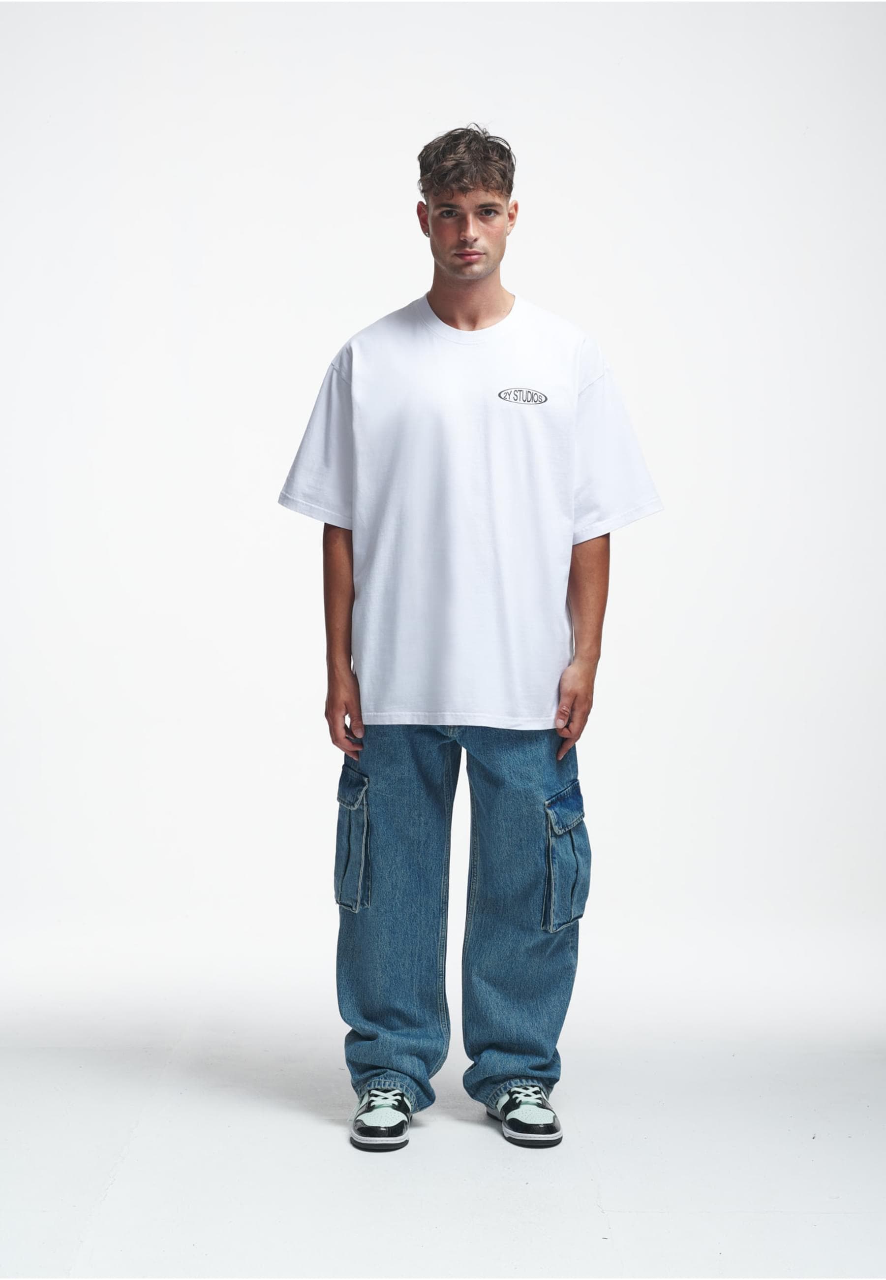 2Y Studios T-Shirt »2Y Studios Herren 2Y Introspect Oversize Tee«, (1 tlg.)