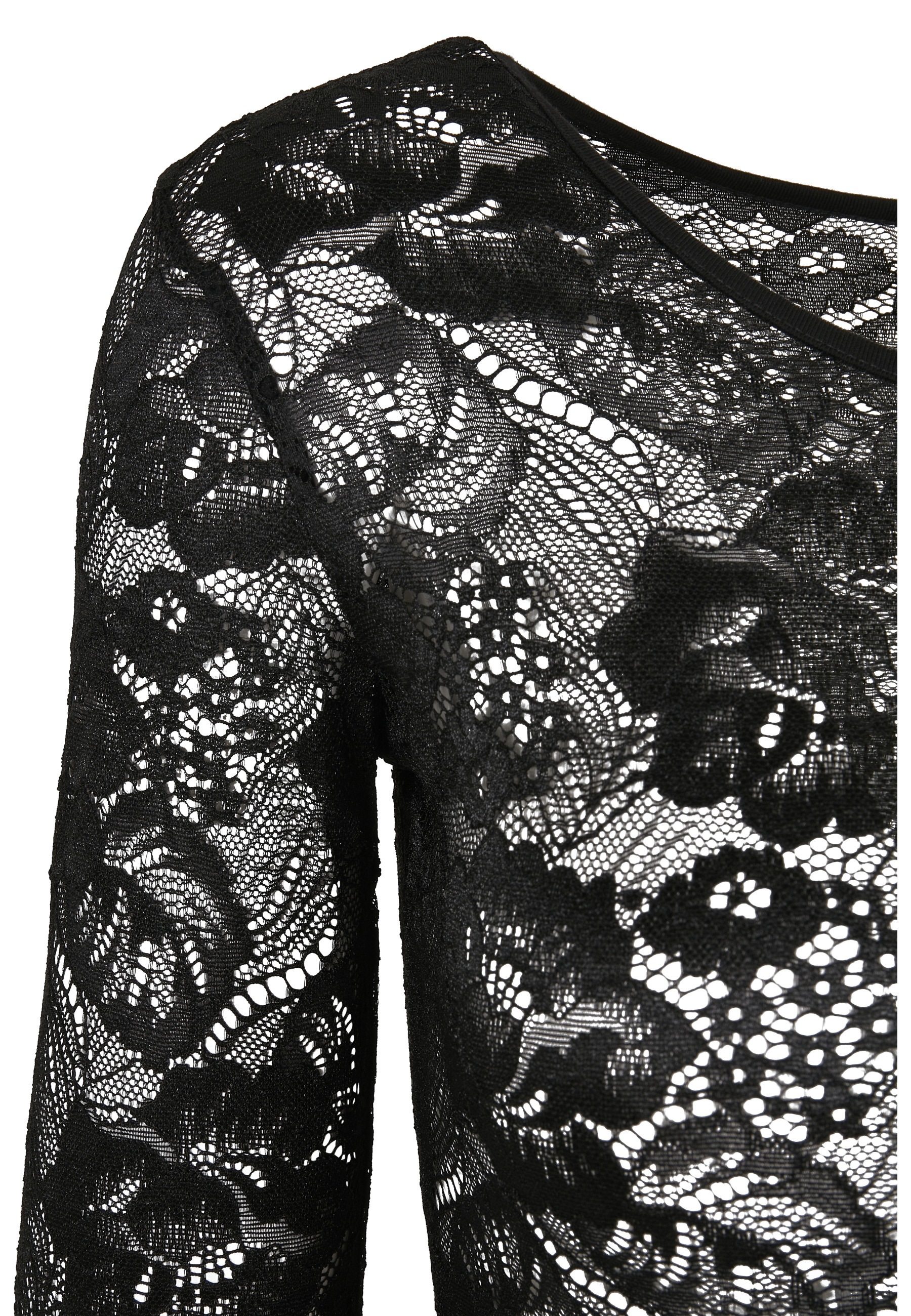 URBAN CLASSICS Body »Urban Classics Damen Ladies Lace Longsleeve Body«