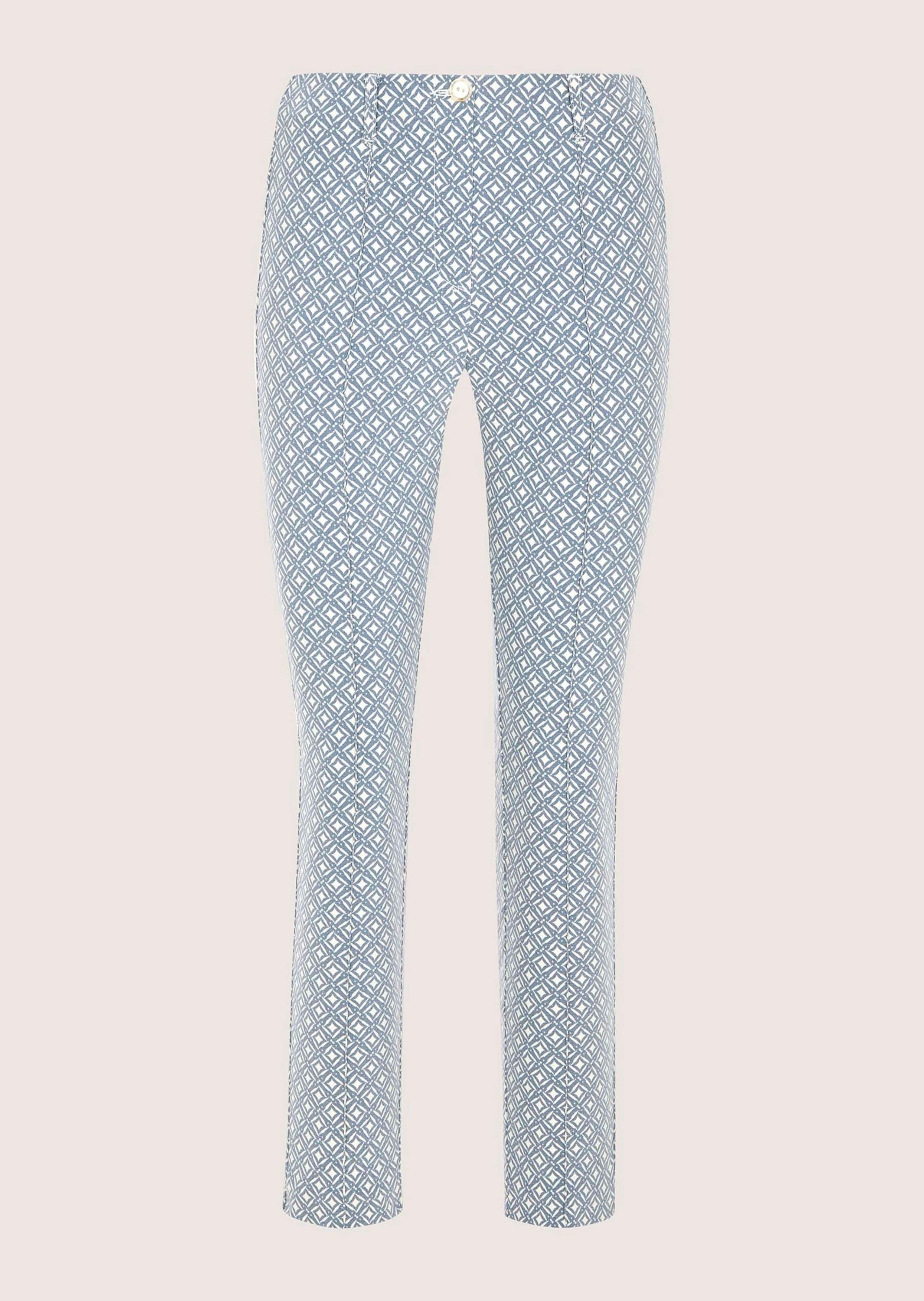 MADELEINE "Jerseyhose Jacquardhose mit grafischem Muster" Jacquardhose mit elastischem Bund