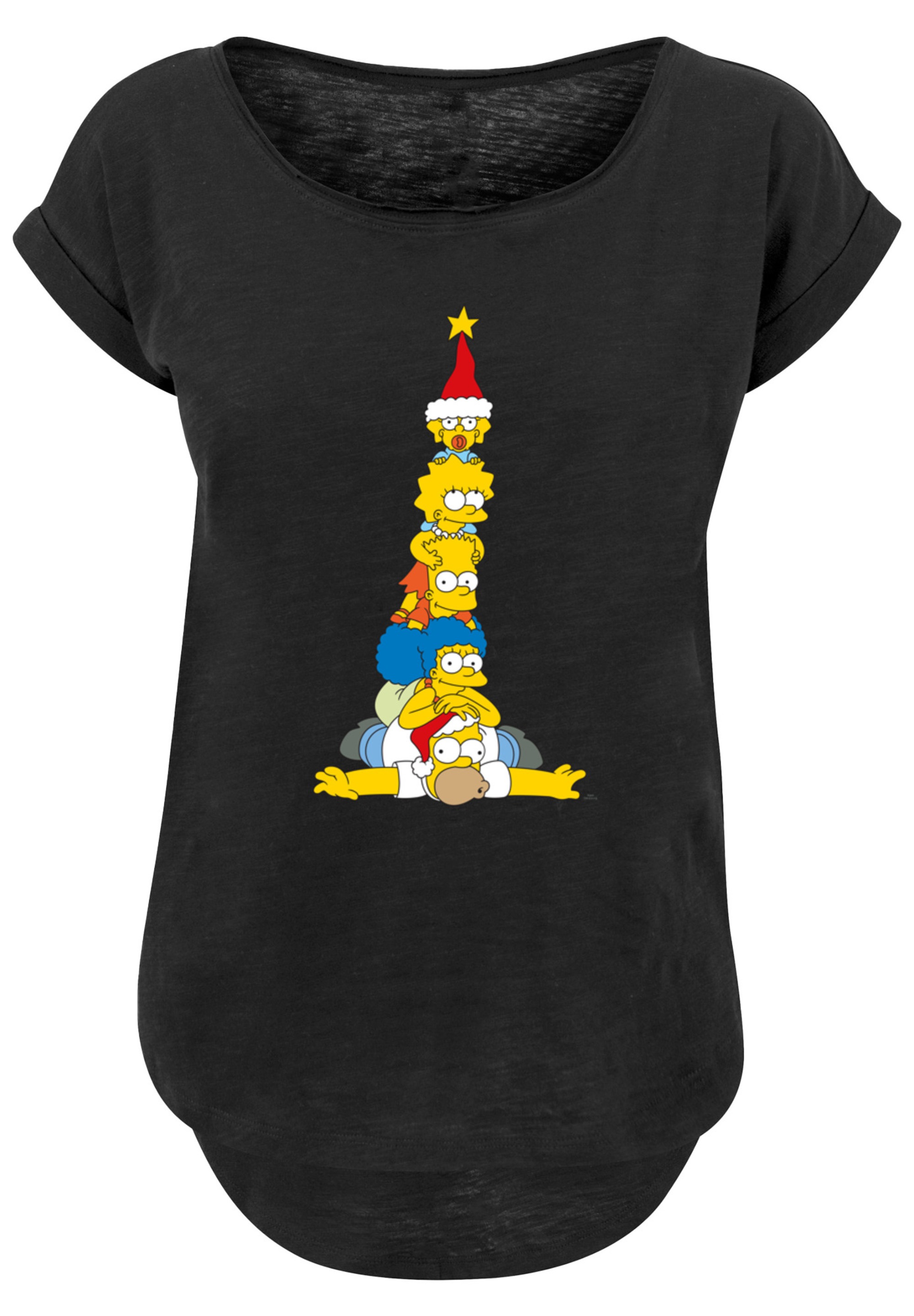 F4NT4STIC T-Shirt »The Simpsons Family Christmas Weihnachtsbaum«, Print für  bestellen | BAUR