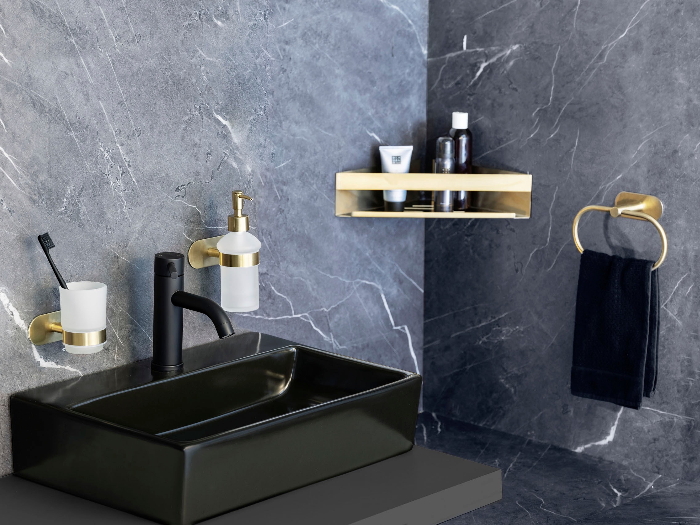 WENKO Seifenspender "Turbo-Loc Orea" 300 ml Fassungsvermögen, Halterung aus günstig online kaufen