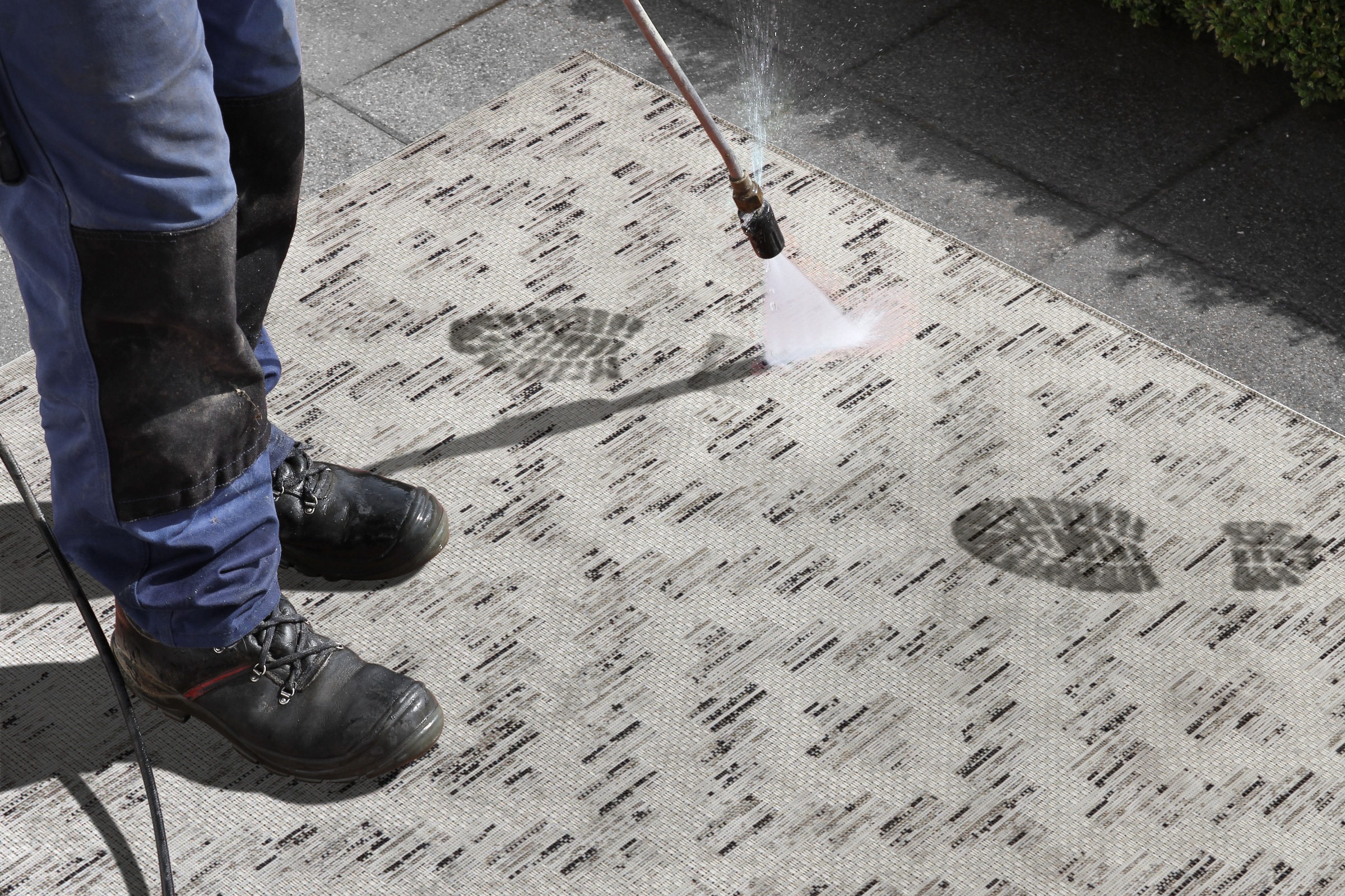ELLE DECORATION Läufer »Creil«, rechteckig, 3 mm Höhe, In-und Outdoor geeignet, Strapazierfähig und pflegeleicht, Flachgewebe