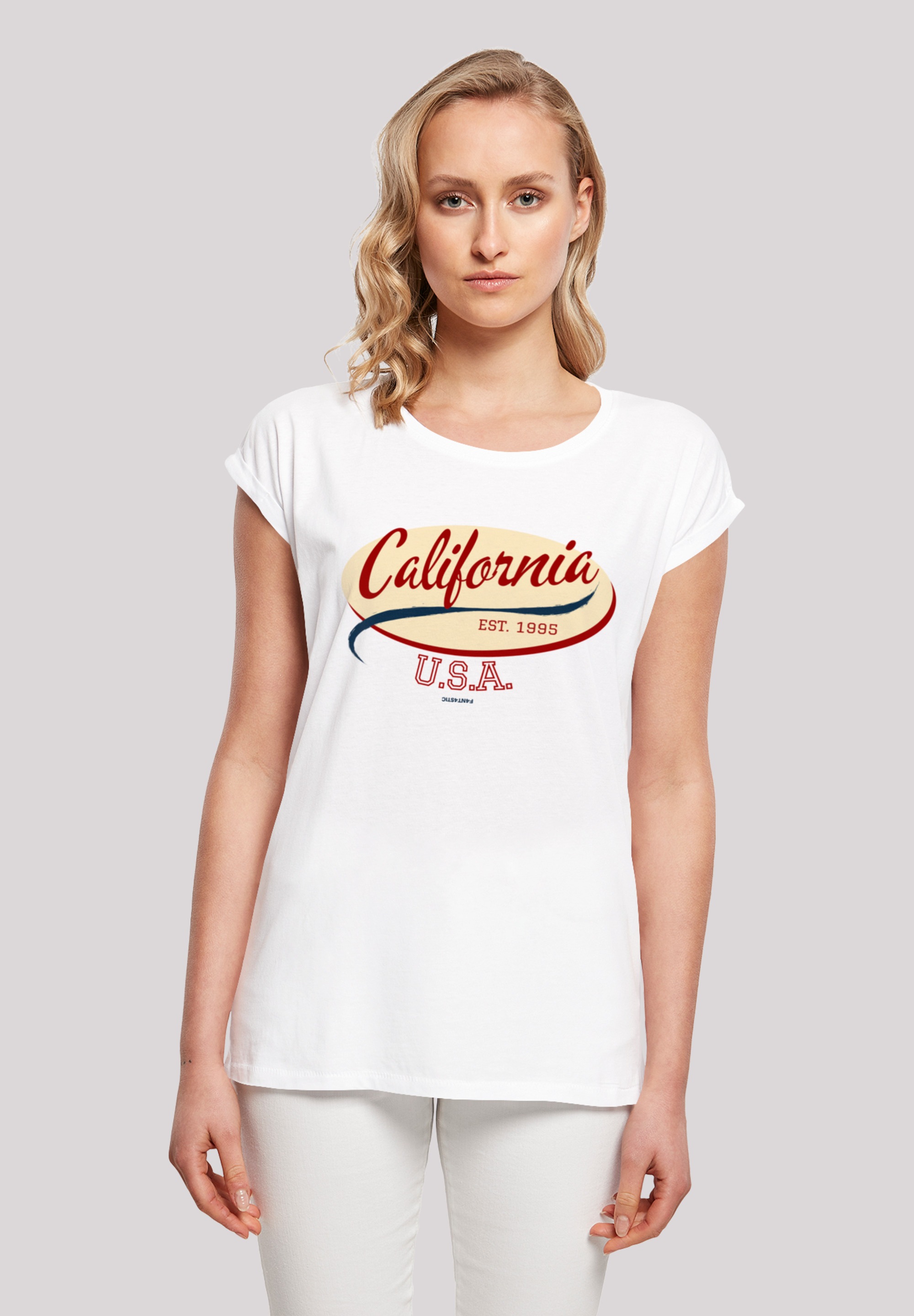 F4NT4STIC T-Shirt "California SHORT SLEEVE TEE", Print