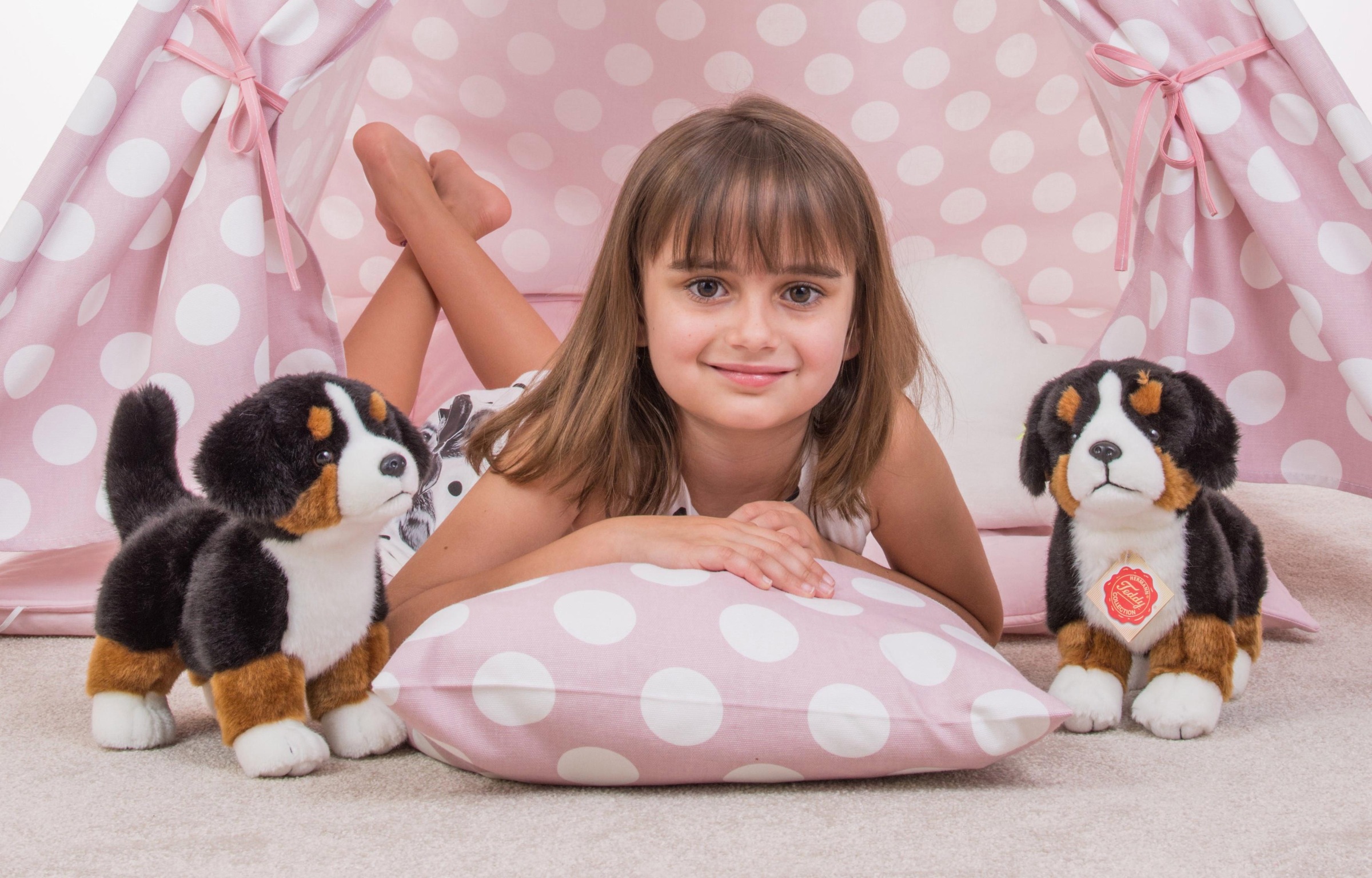 Teddy Hermann® Kuscheltier »Berner Sennenhund, 23 cm«, zum Teil aus recyceltem Material