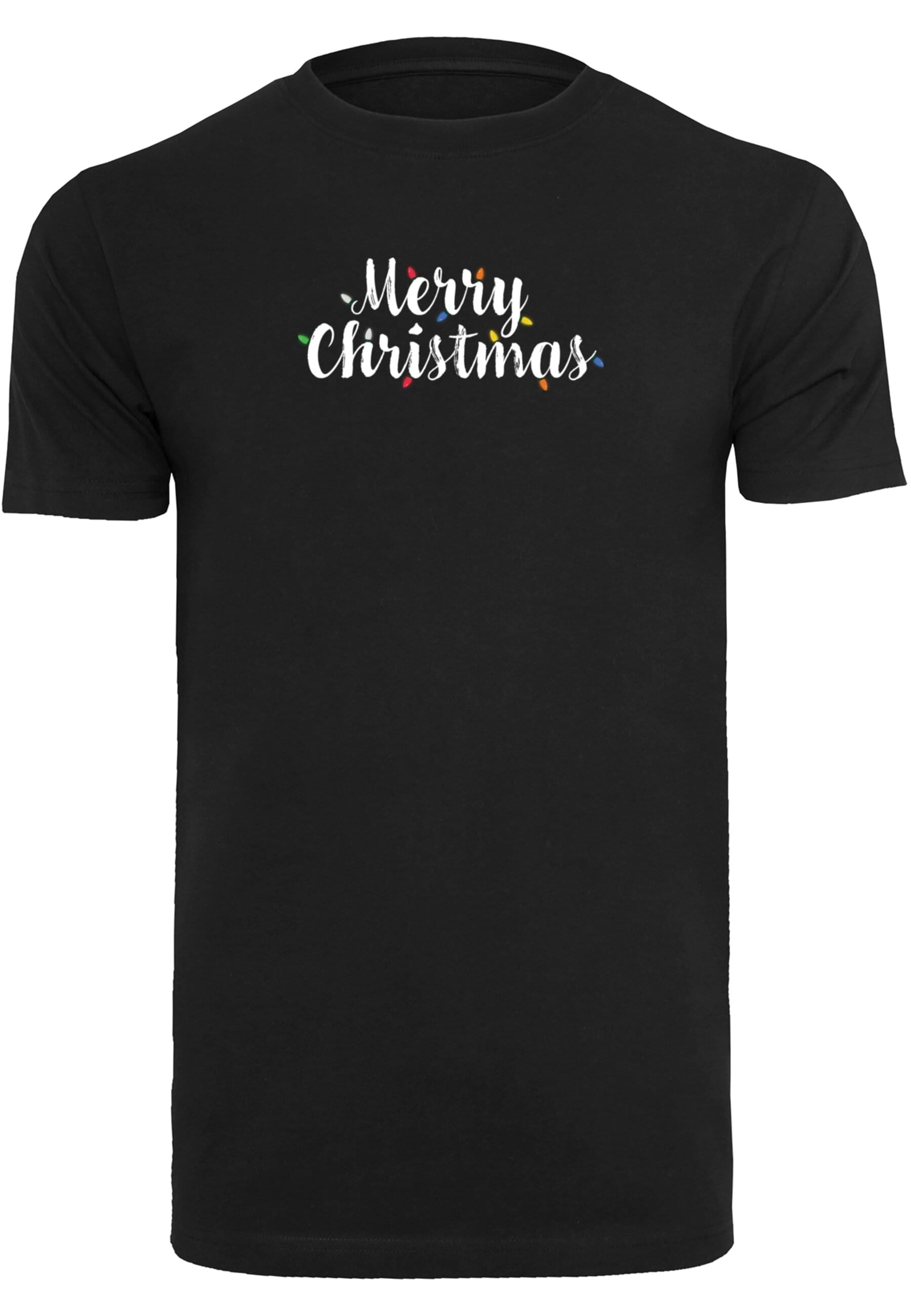 Merchcode T-Shirt "Merchcode Herren Merry Christmas Lights T-Shirt Round Ne günstig online kaufen