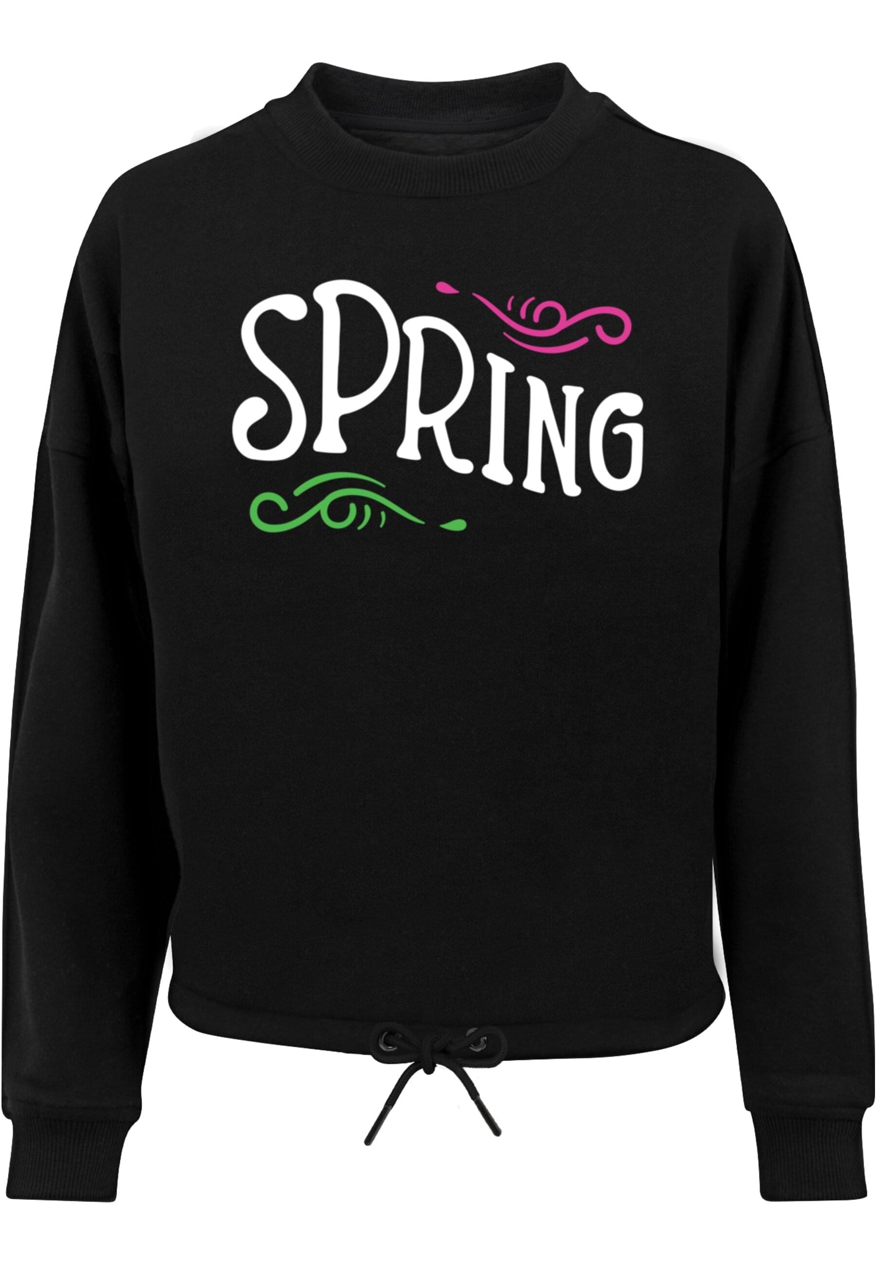 Merchcode Sweater "Merchcode Damen Ladies Spring text - Oversize Crewneck"