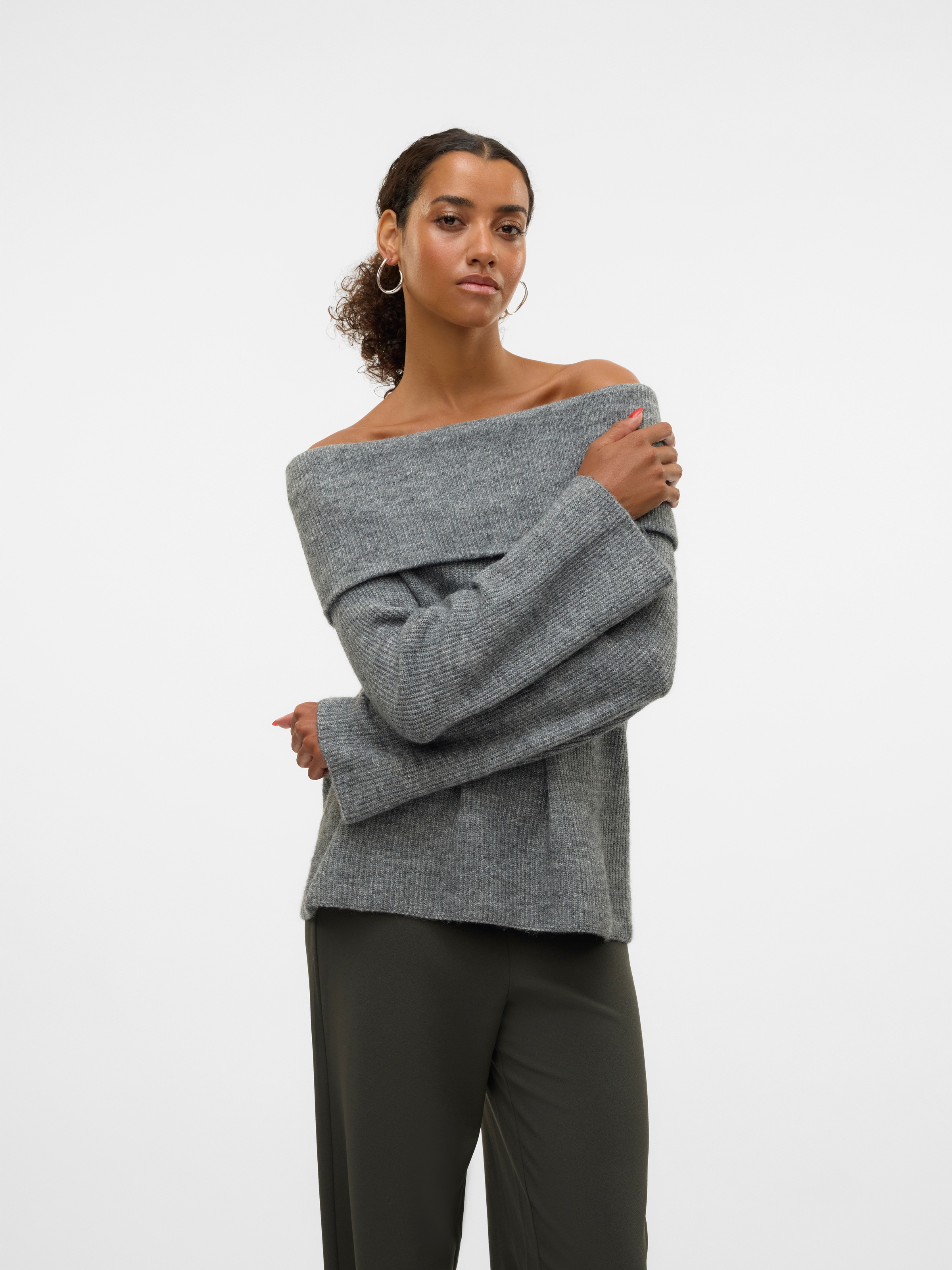 Vero Moda Strickpullover "VMERA LS OFF SHOULDER PULLOVER GA NOOS" günstig online kaufen