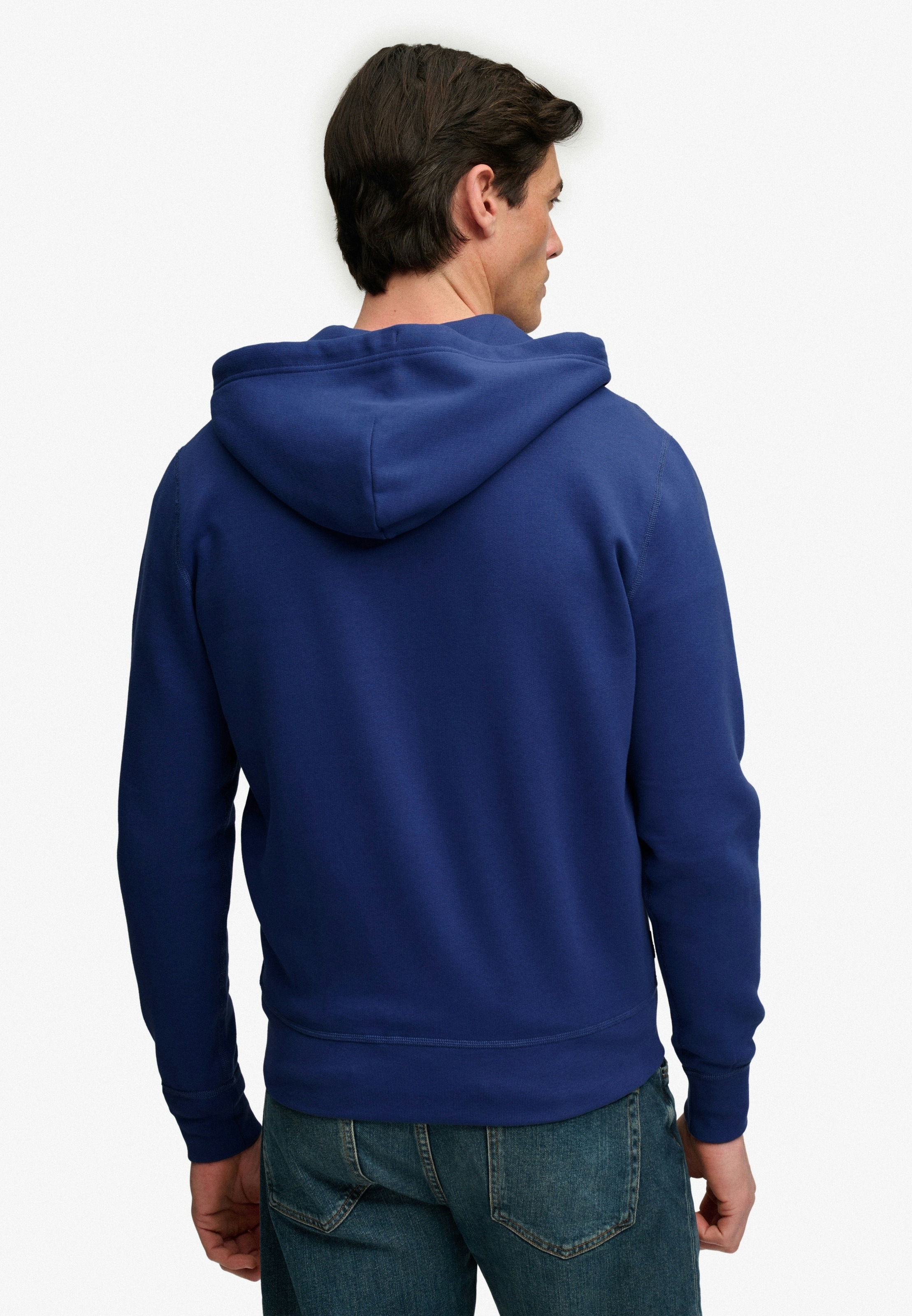Superdry Kapuzensweatjacke »ESSENTIAL SDCO LOGO ZIPHOOD« Baumwollmischung, regular fit