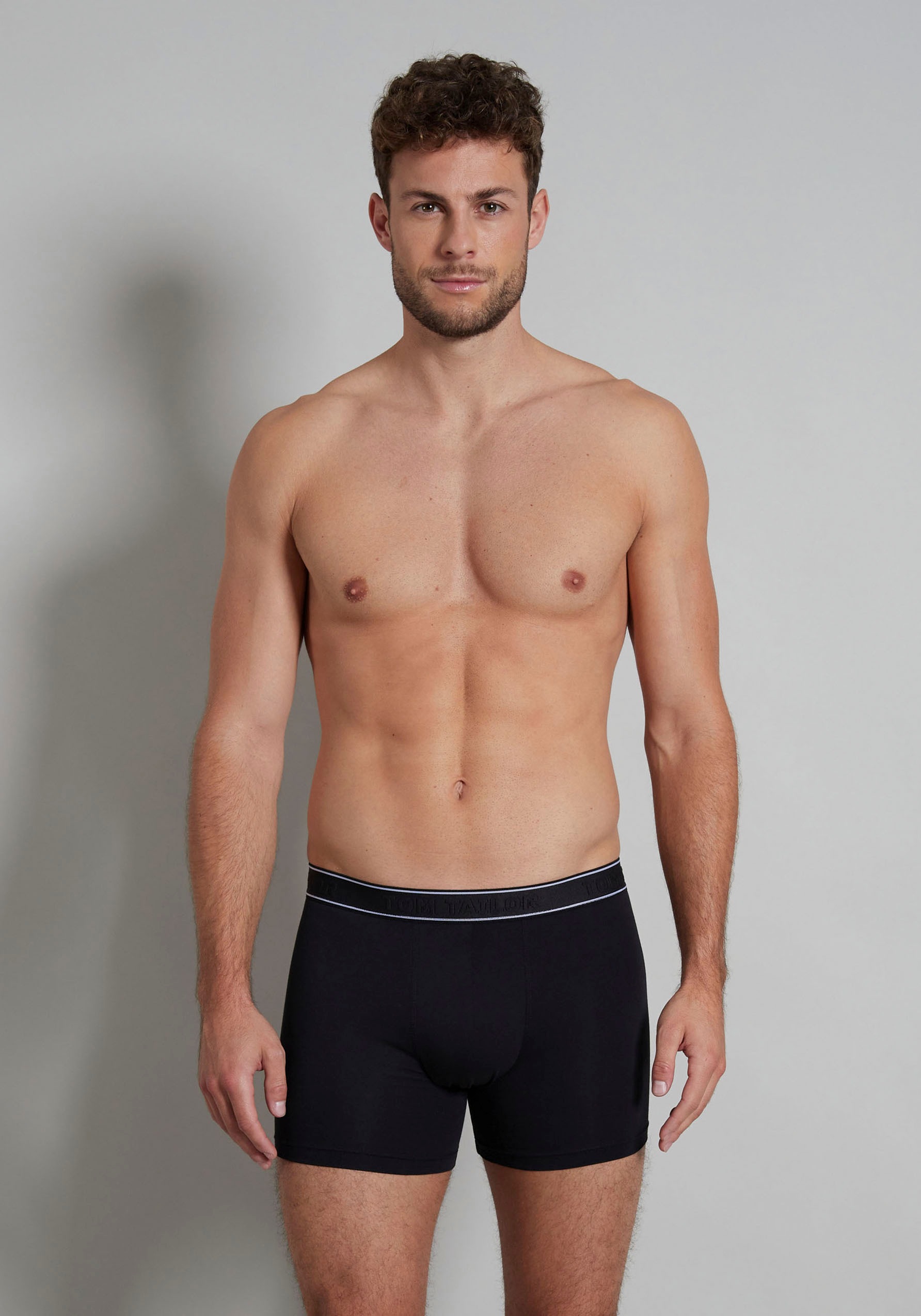 TOM TAILOR Lange Unterhose "Vancouver", (2 St.), mit angenehmen Materialmix günstig online kaufen