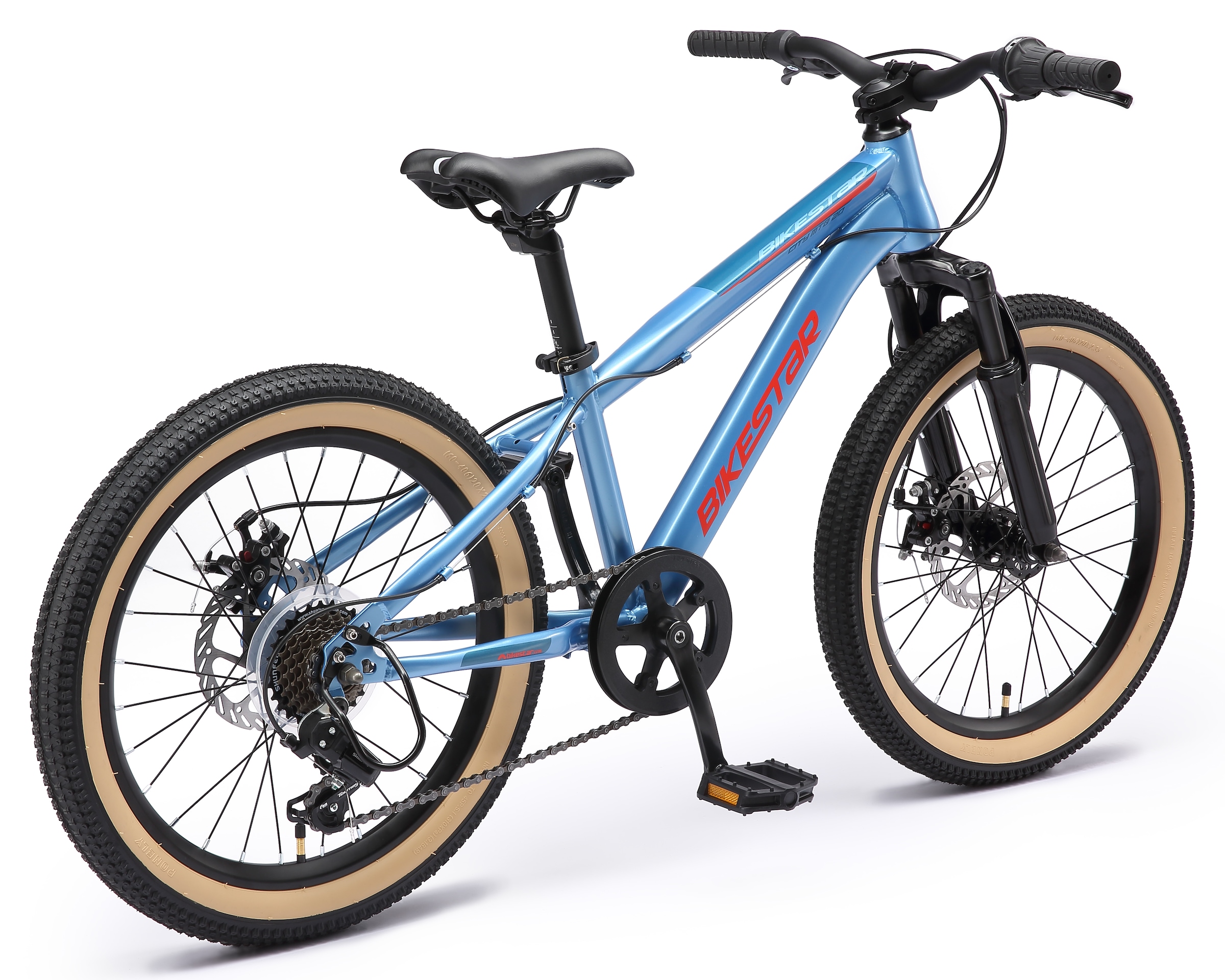 Bikestar Jugendfahrrad 7 Gang Shimano RD-TY21 Schaltwerk Kettenschaltung