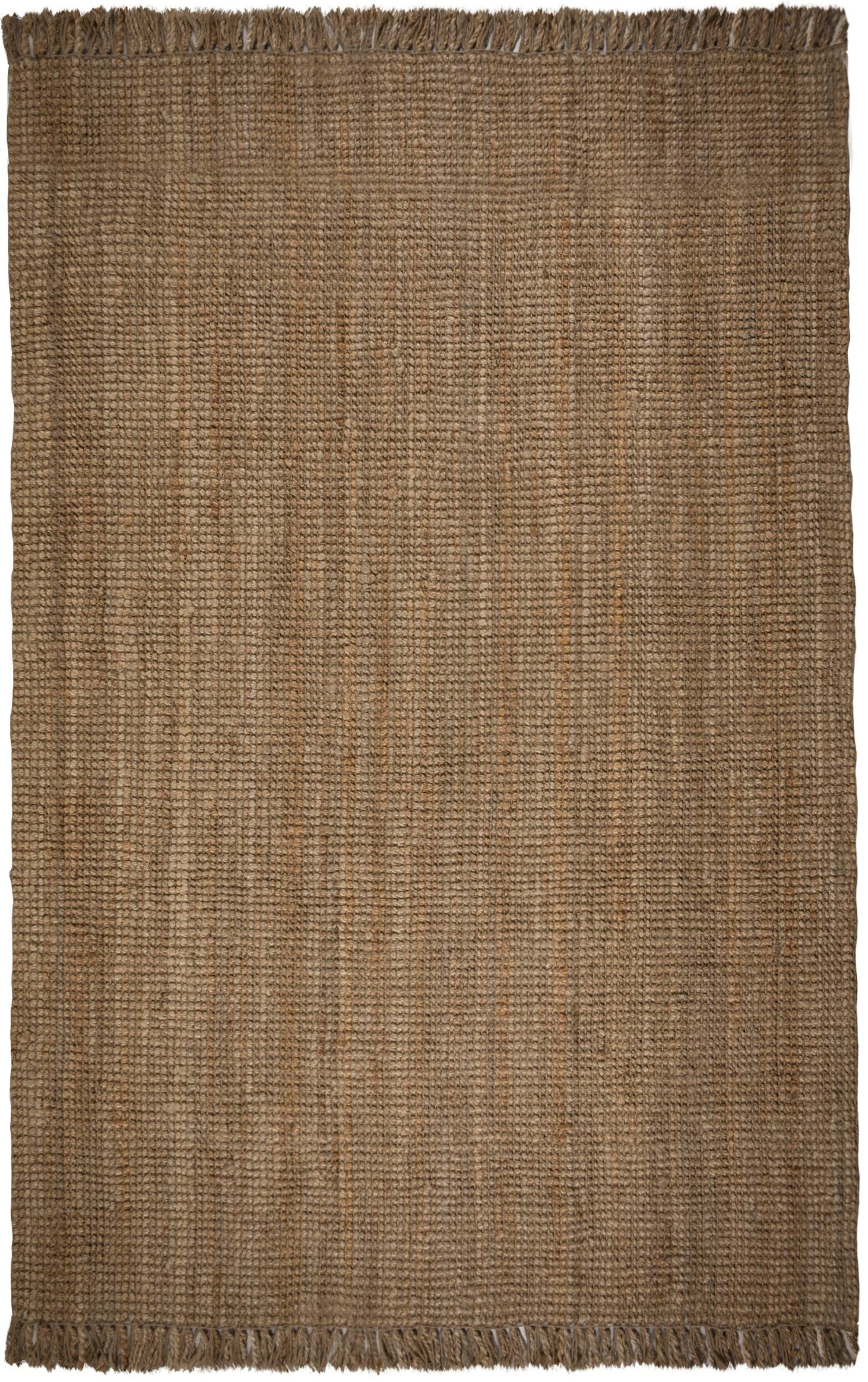 FLAIR RUGS Teppich "Jute Boucle" rechteckig 7 mm Höhe aus 100% Jute, mit Fr günstig online kaufen